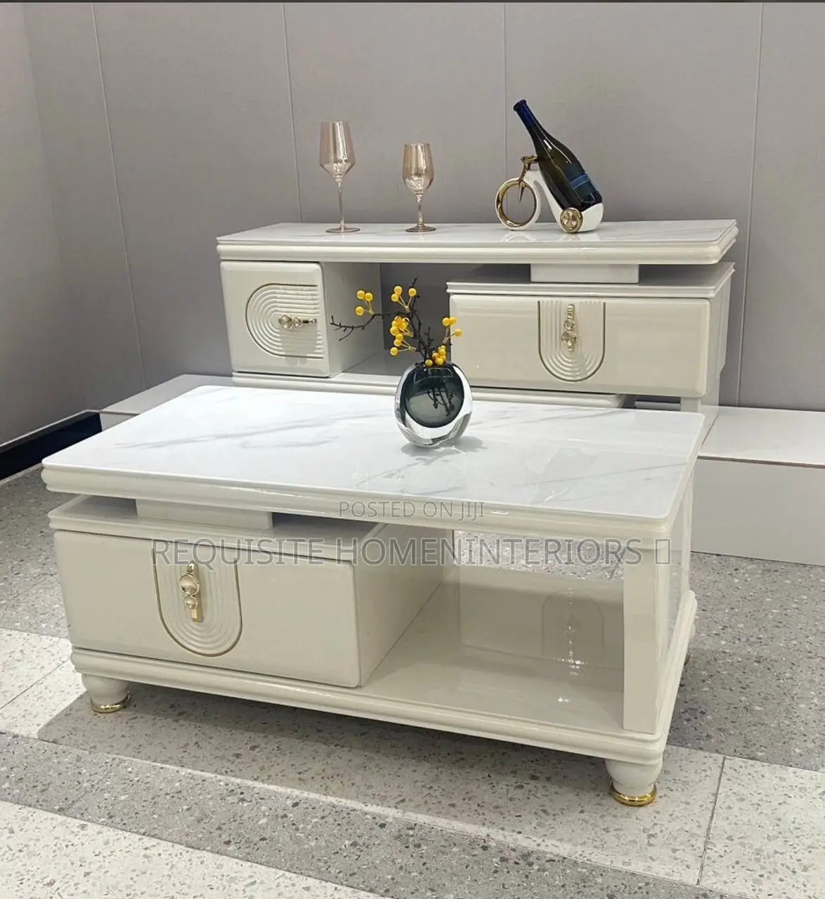 TV Stand and Center Table Set