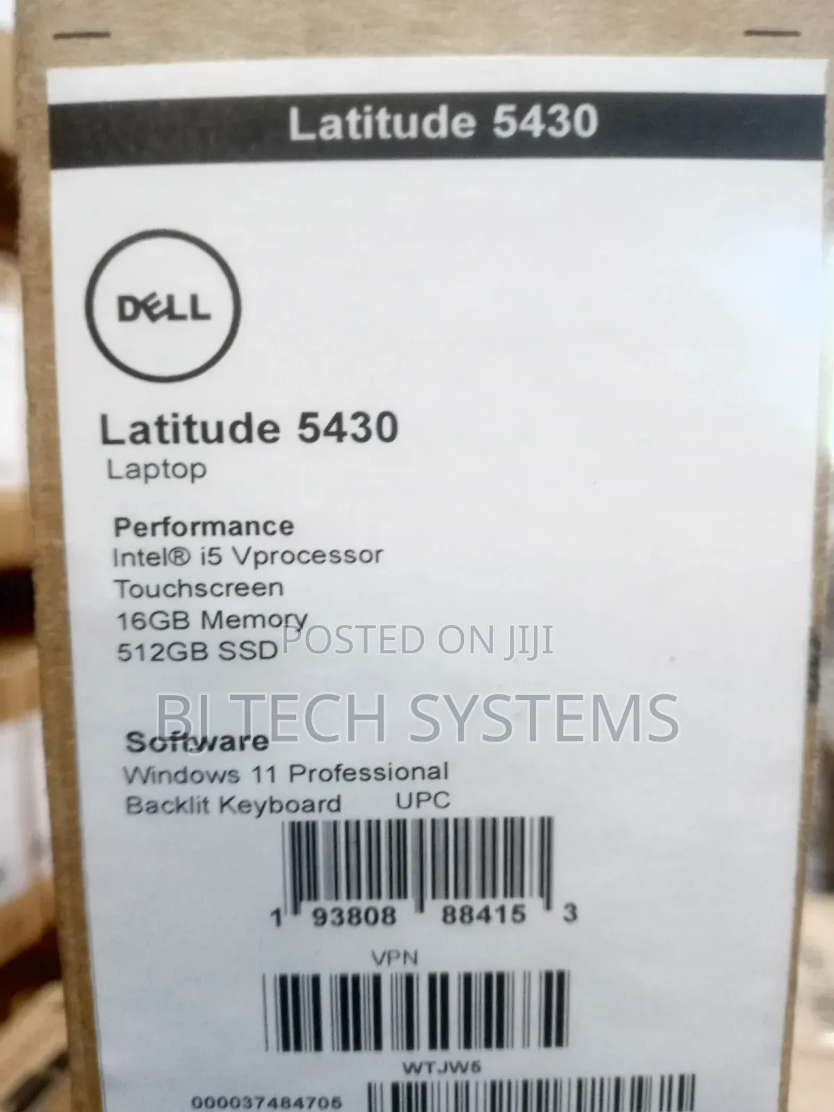 New Laptop Dell Latitude 5430 16GB Intel Core i5 SSD 512GB