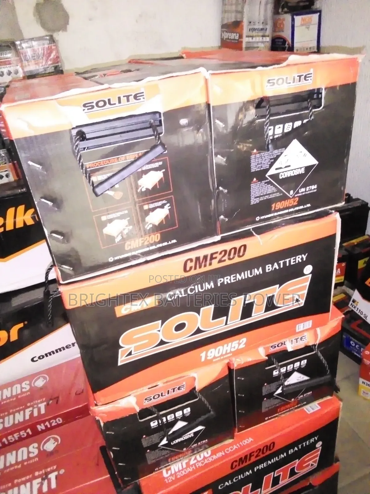 200ah Solite Premium Battery 12vots Capacity