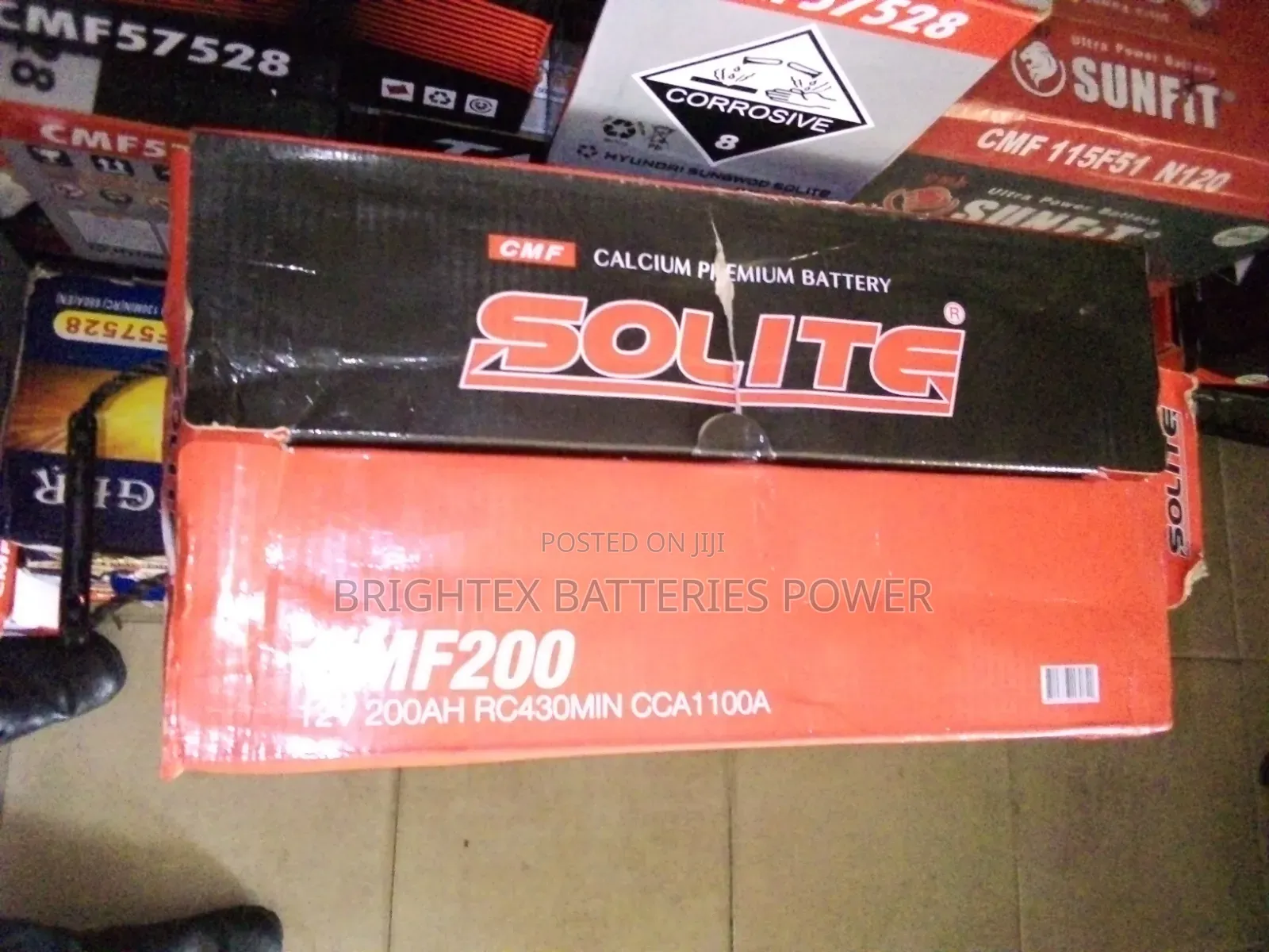 200ah Solite Premium Battery 12vots Capacity