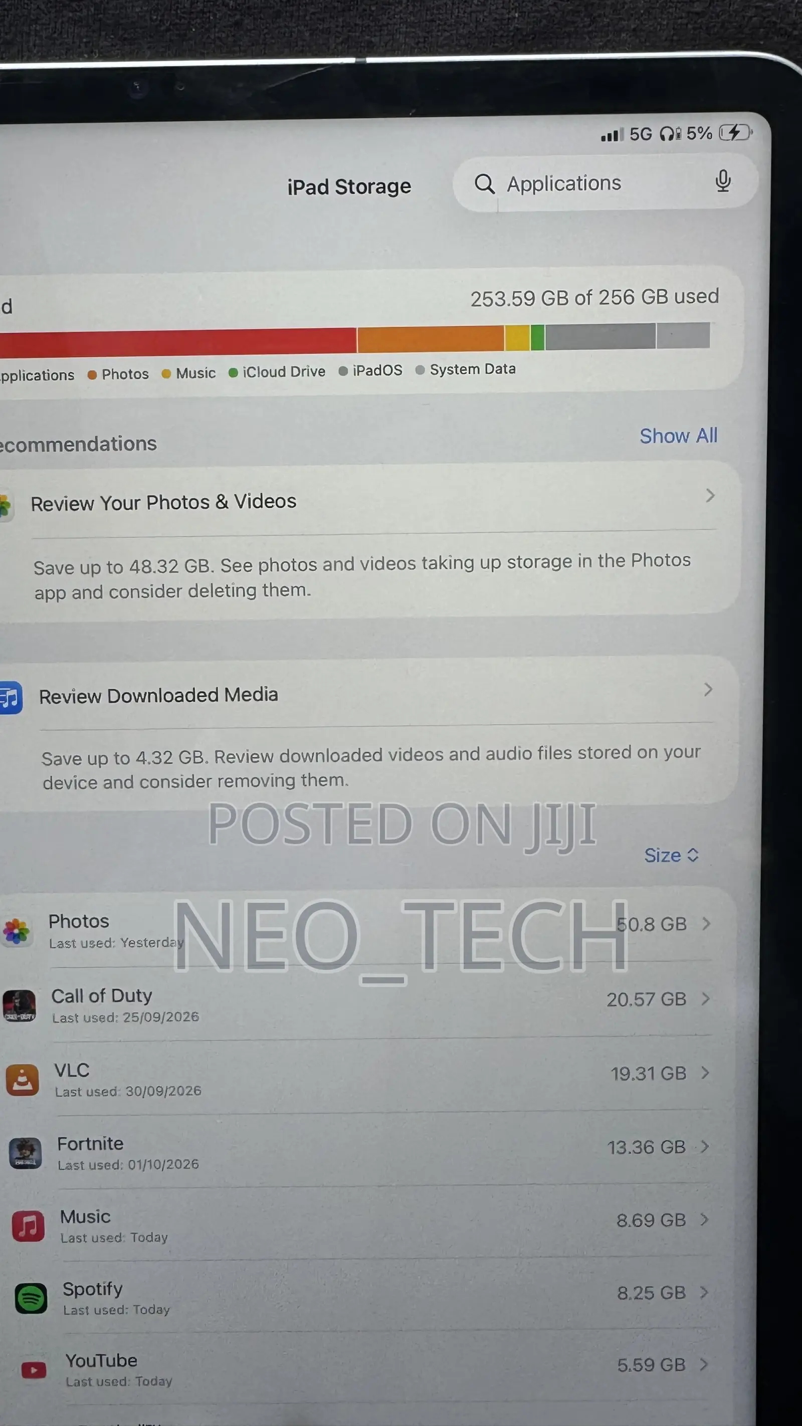 Apple iPad Pro 12.9 (2021) 256 GB Gray