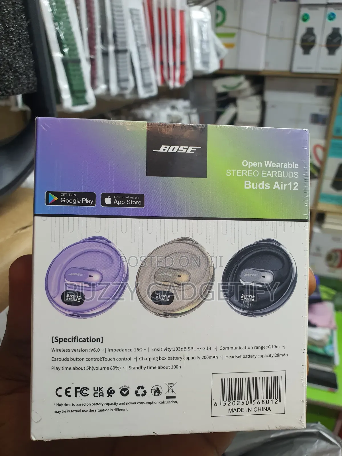 Bose Open Wearable Stereo Earbuds - Buds Air12
