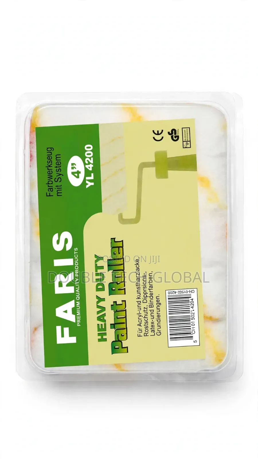 FARIS Heavy Duty Paint Roller - 4 Inch - YL 4200 - Original German