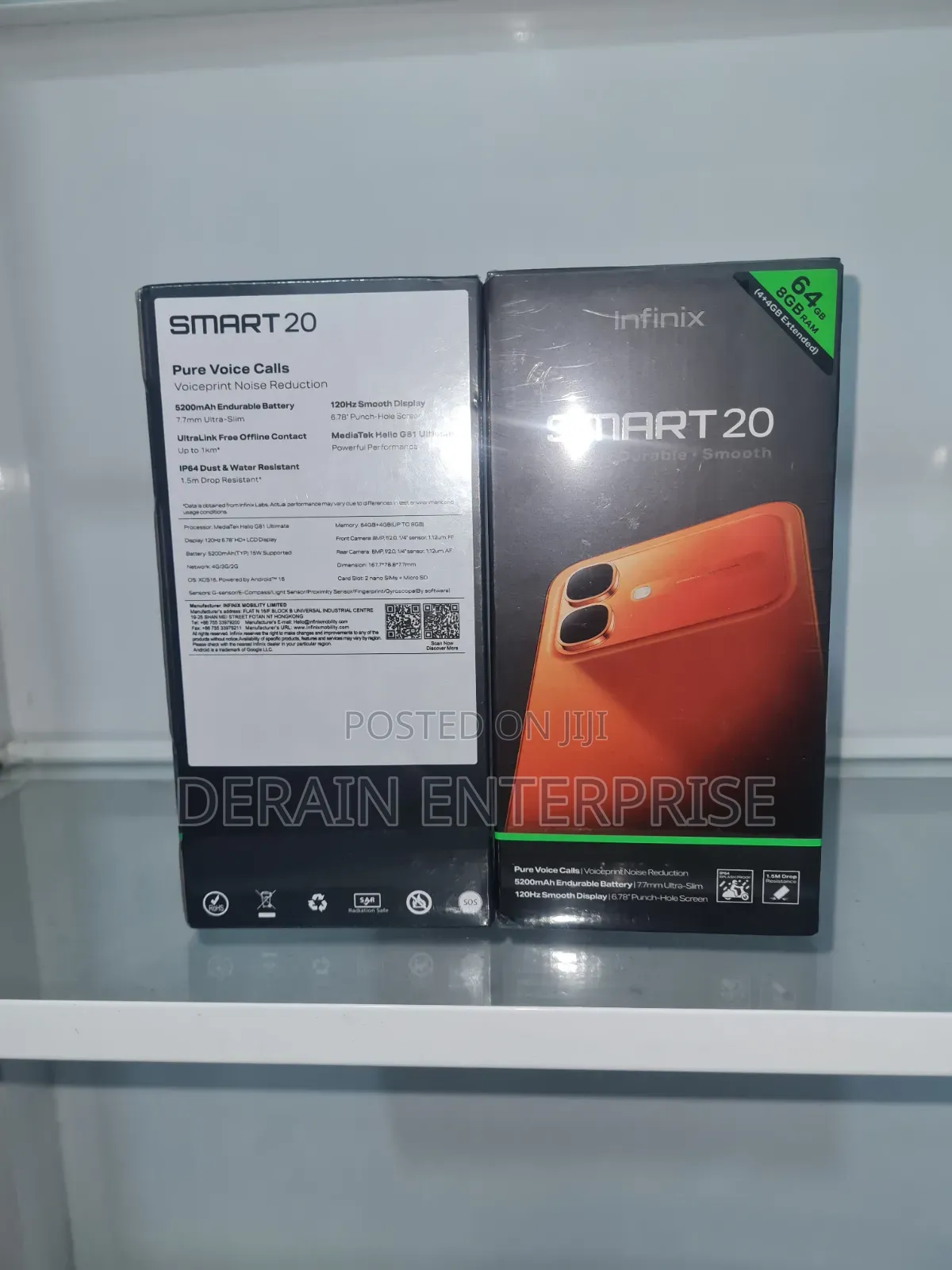 New Infinix Smart 20 64 GB Orange