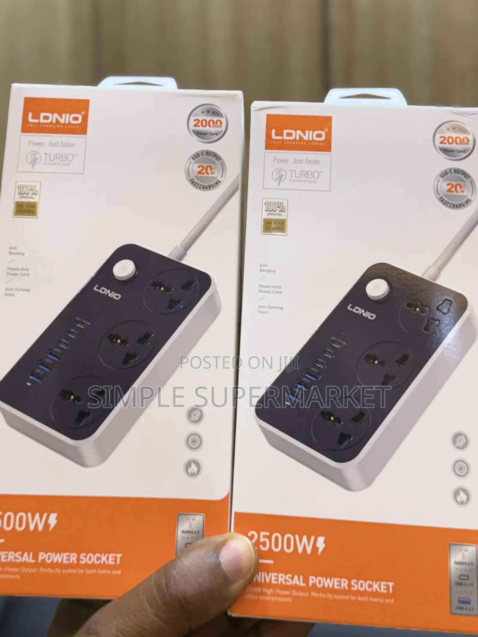 LDNIO 2500w Universal Power Socket