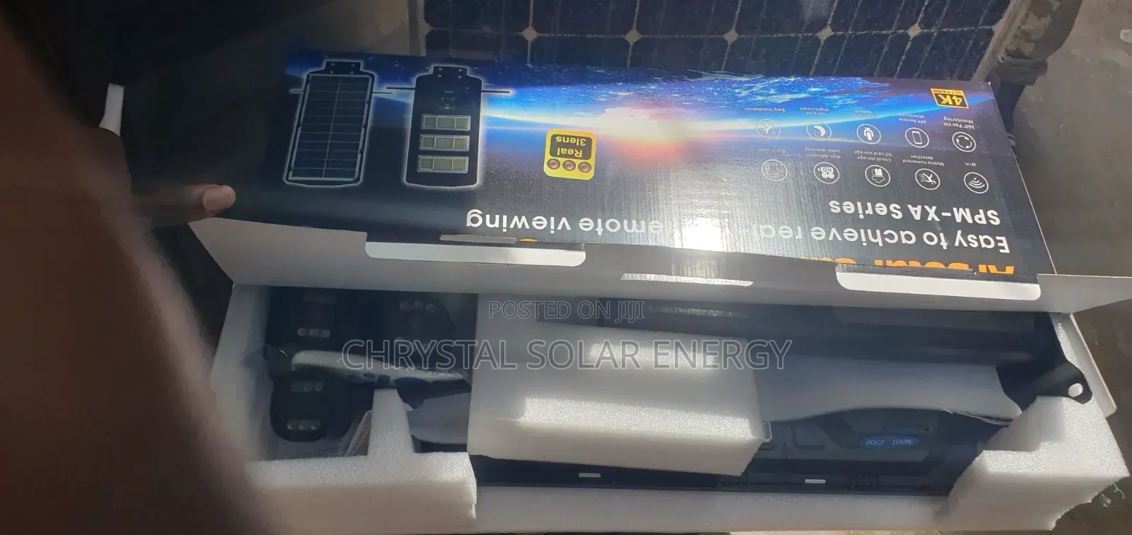 Real 3 Lens Complete 3-in-1 Lens Solar Camera With Solar Street Light