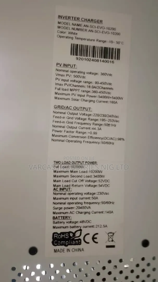 MUST 15kwh Lithium Iron Battery
