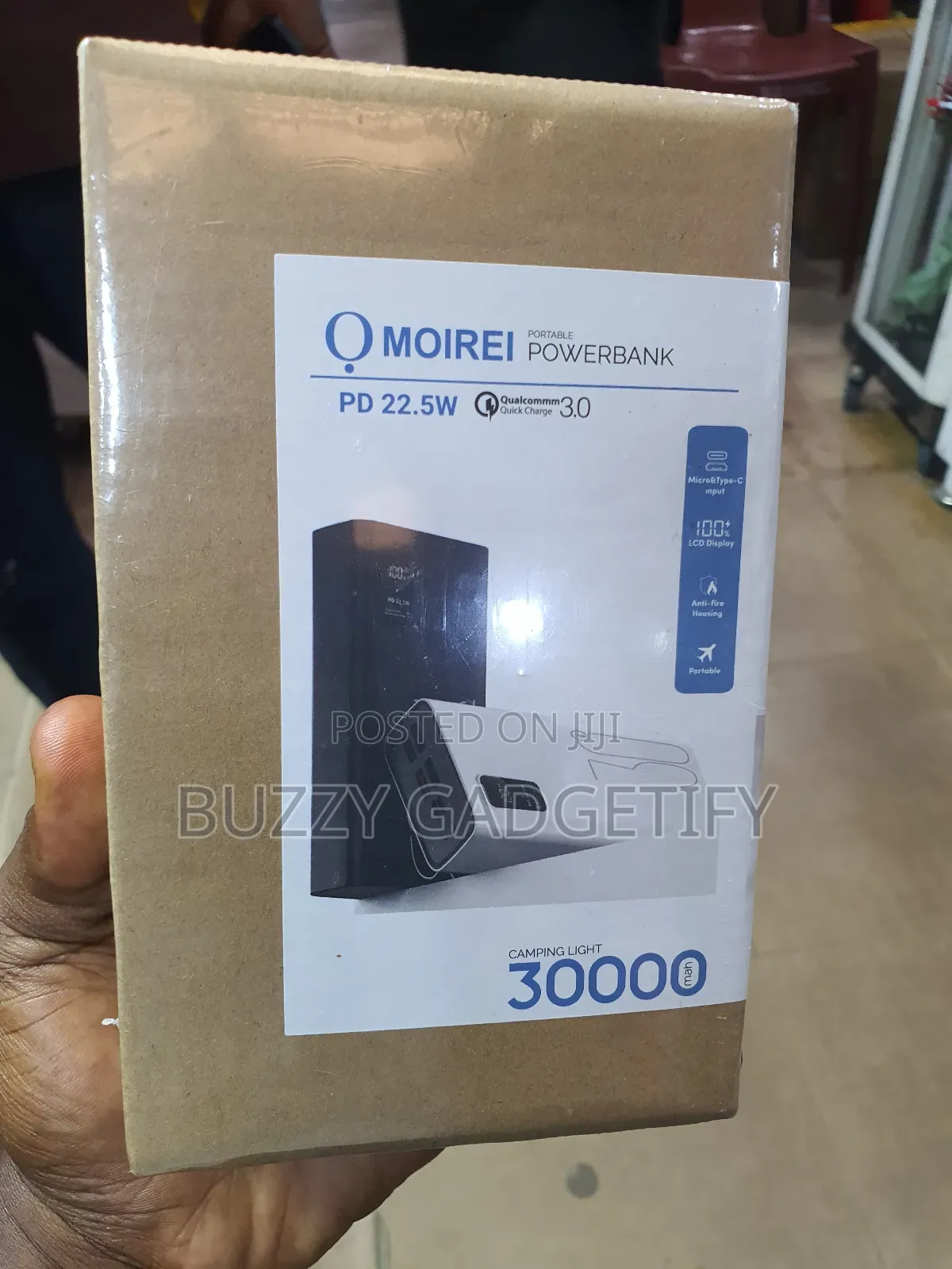 MOIREI Portable Powerbank 30000mAh