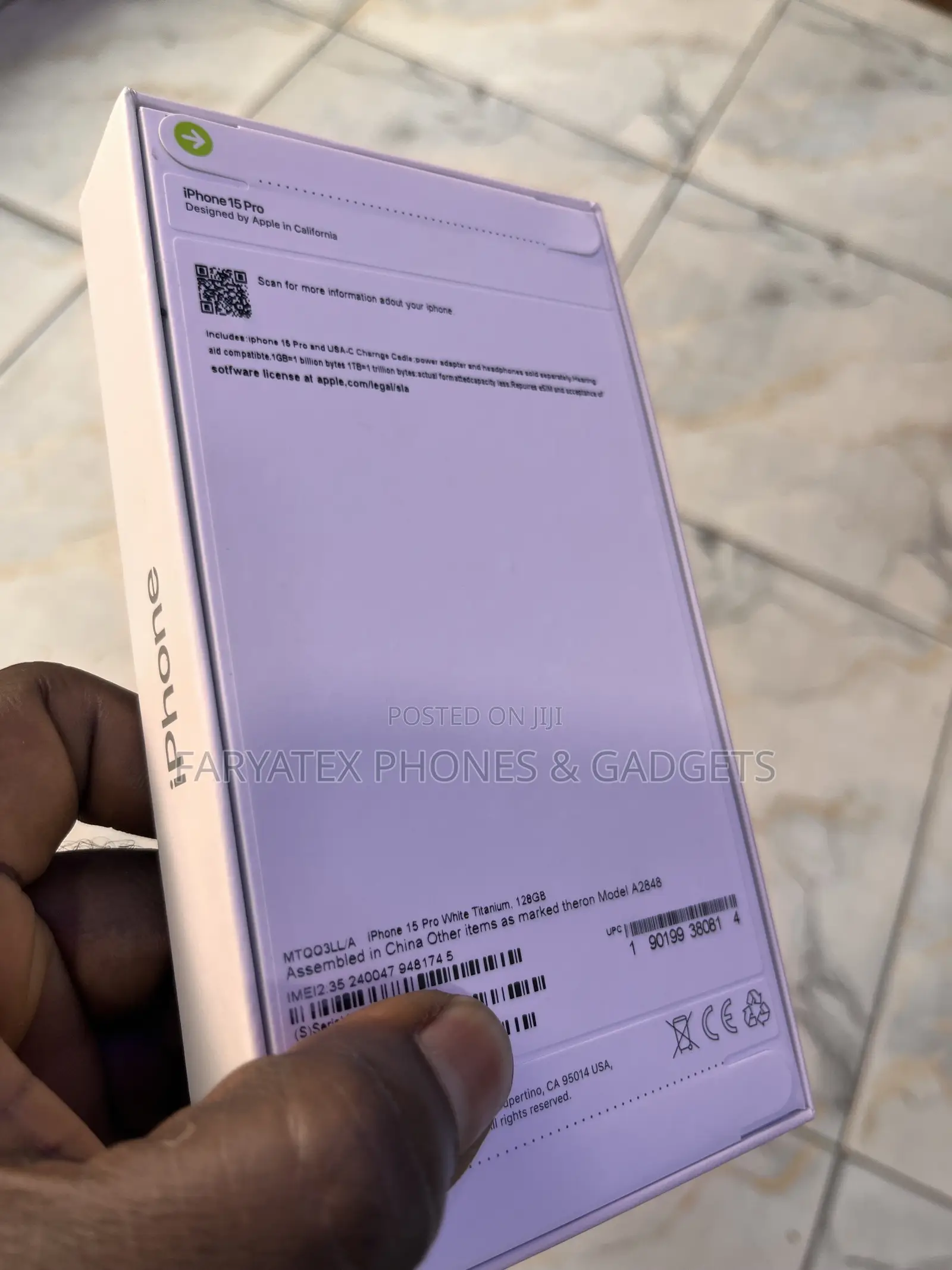 New Apple iPhone 15 Pro 128 GB White