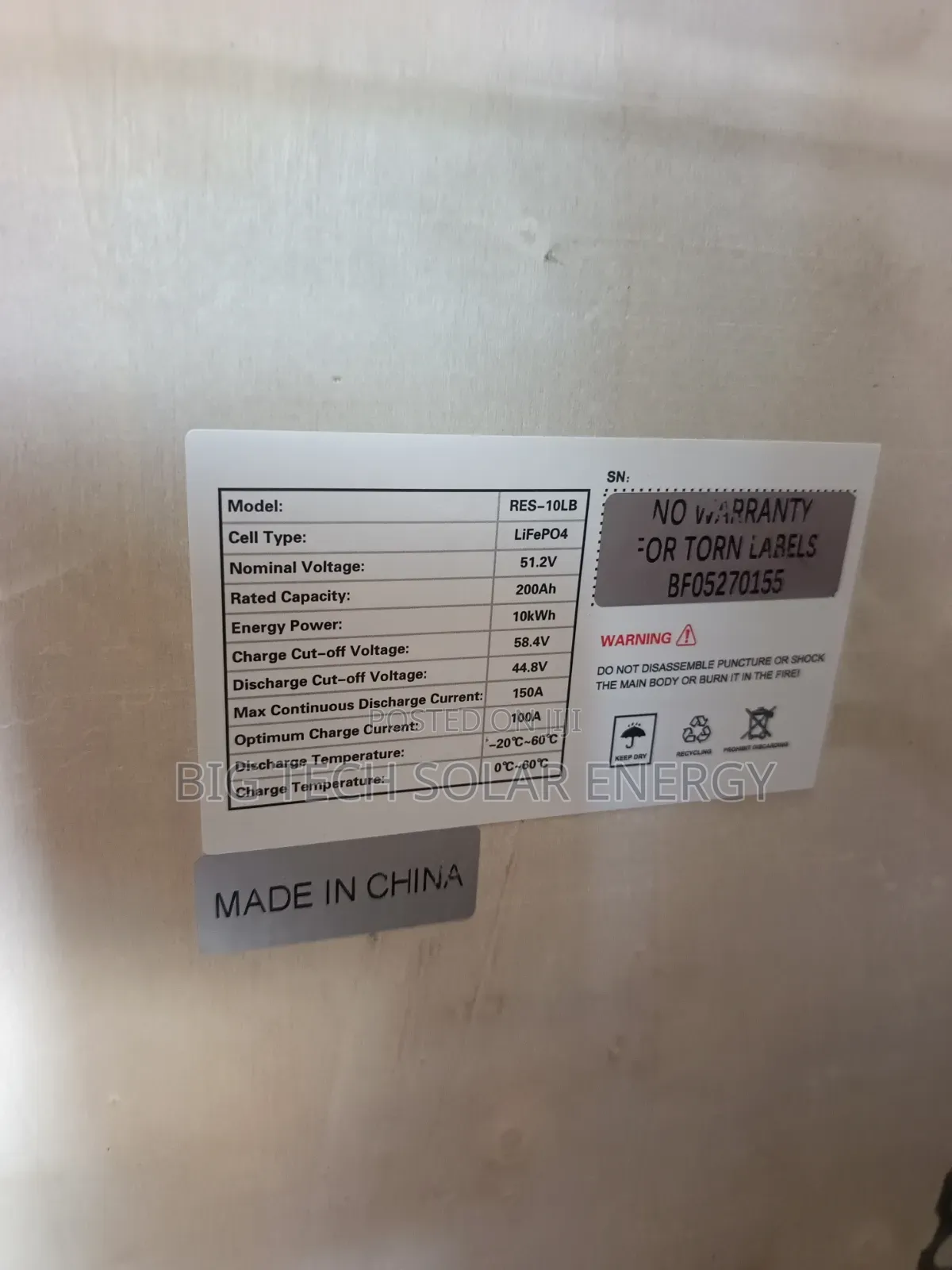 10kwh 48v Hyper Power Lithium Battery