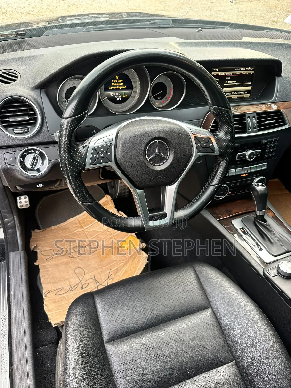 Mercedes-Benz C300 Sport 4Matic Sedan AWD (3.5L 6cyl 7A) 2014 Black