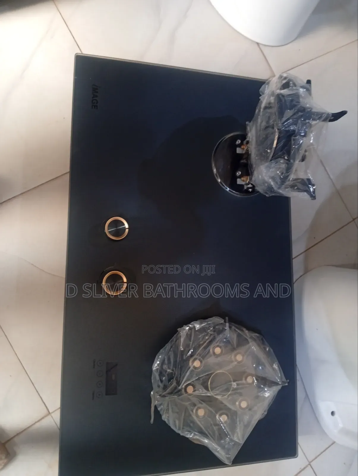 2 Burner Built in Gas Cooker _Black