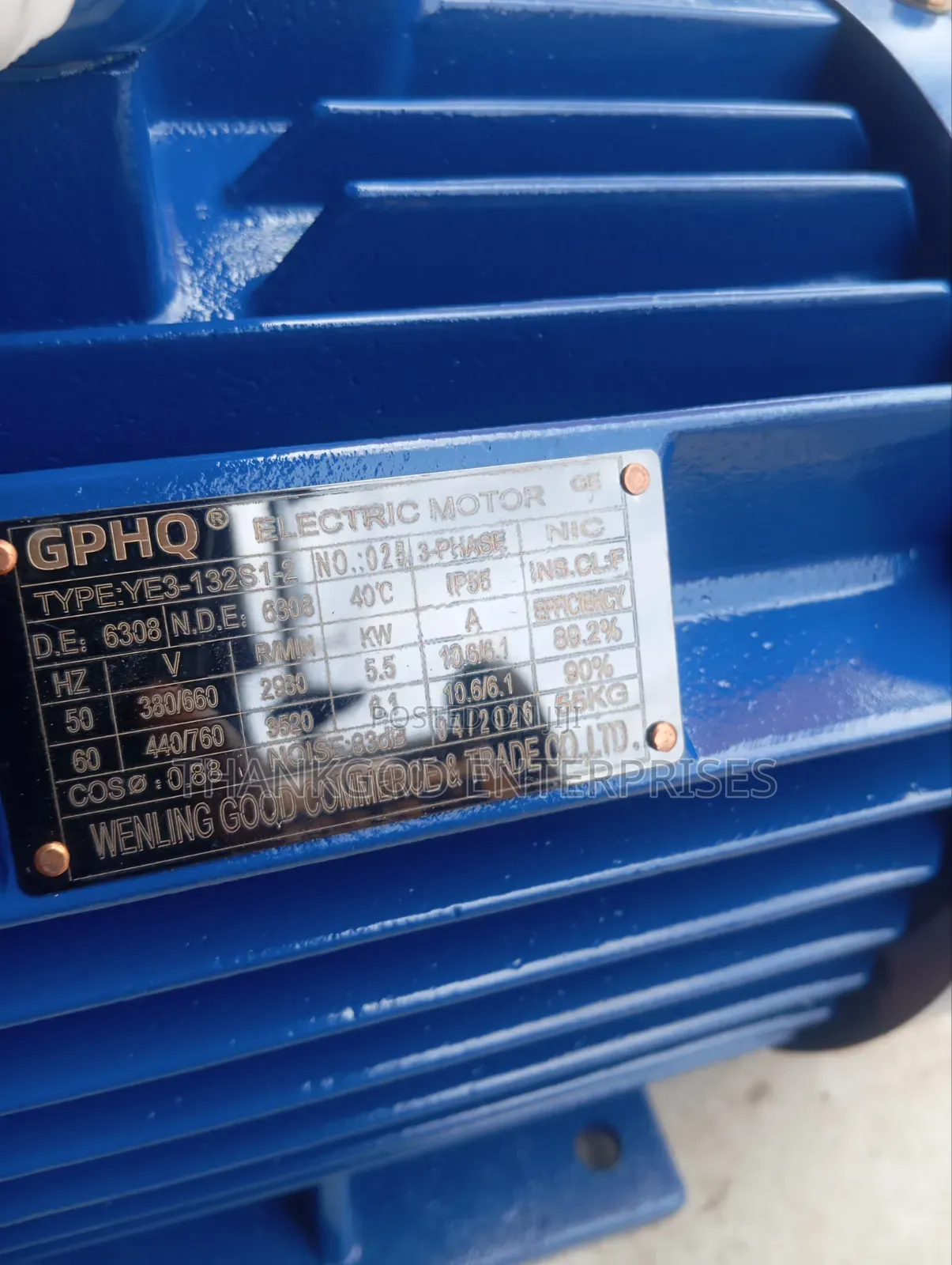 Electric Motor 7.5hp