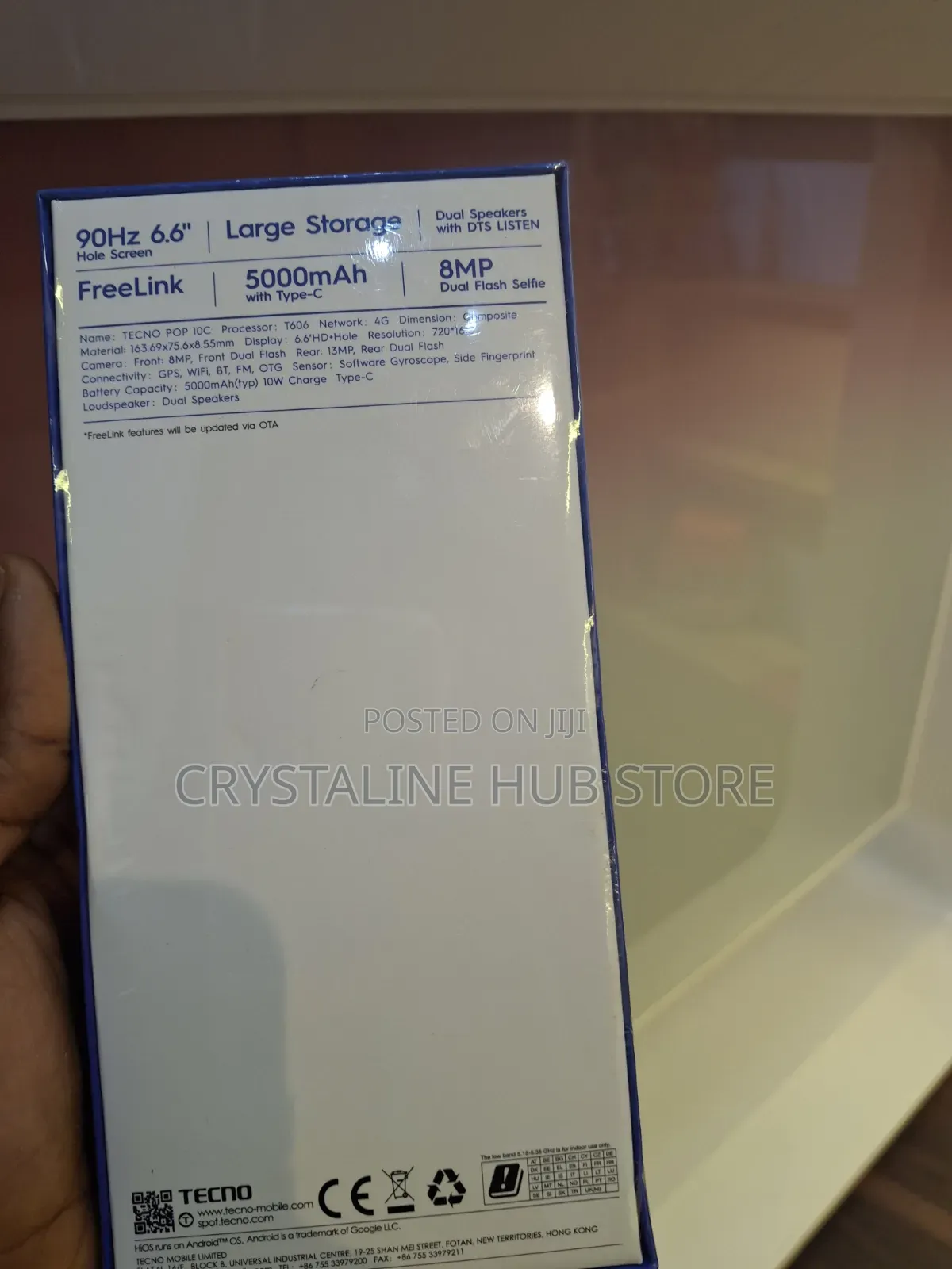 New Tecno Pop 10C 64 GB Blue