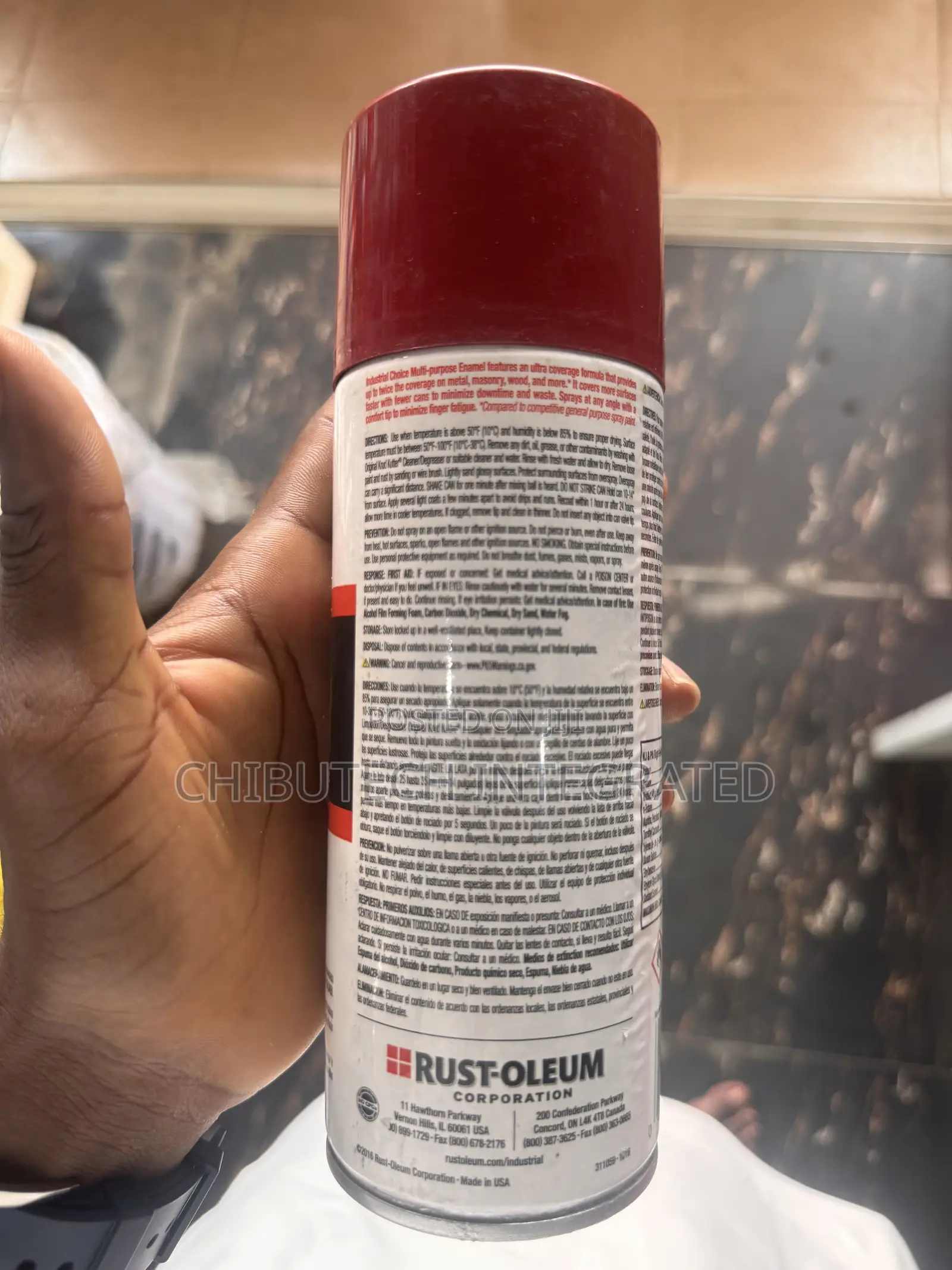 12 Oz (340 G) Can of Rust-Oleum Spray Paint