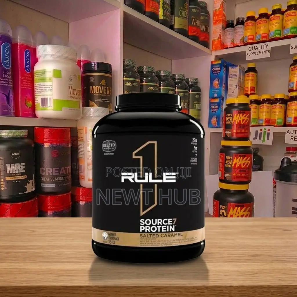 Rule One, Source7 Protein Salted Caramel Gelato (897g, Powder)