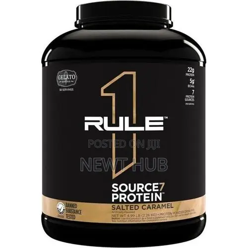Rule One, Source7 Protein Salted Caramel Gelato (897g, Powder)