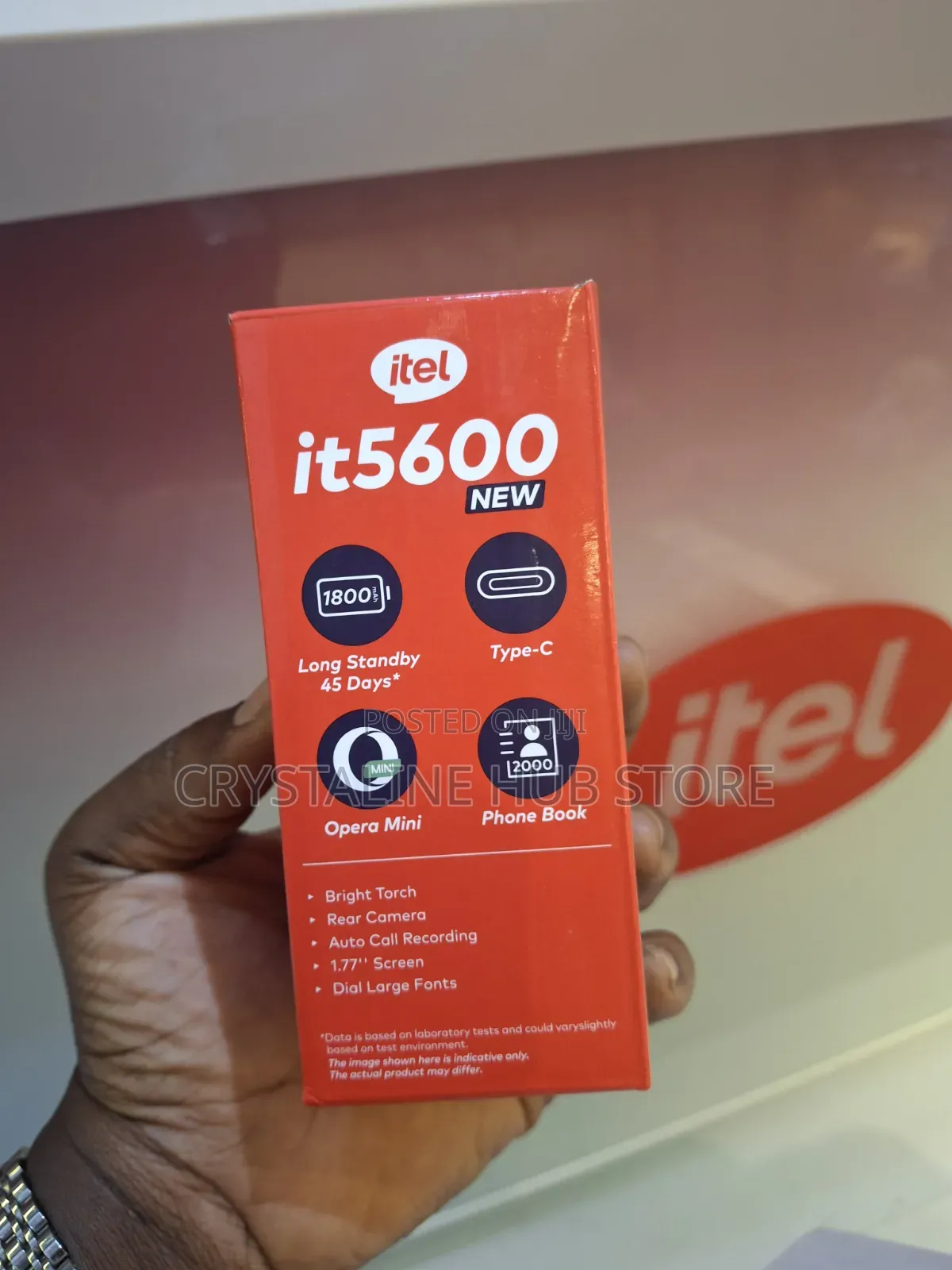 New Itel it5606 Black