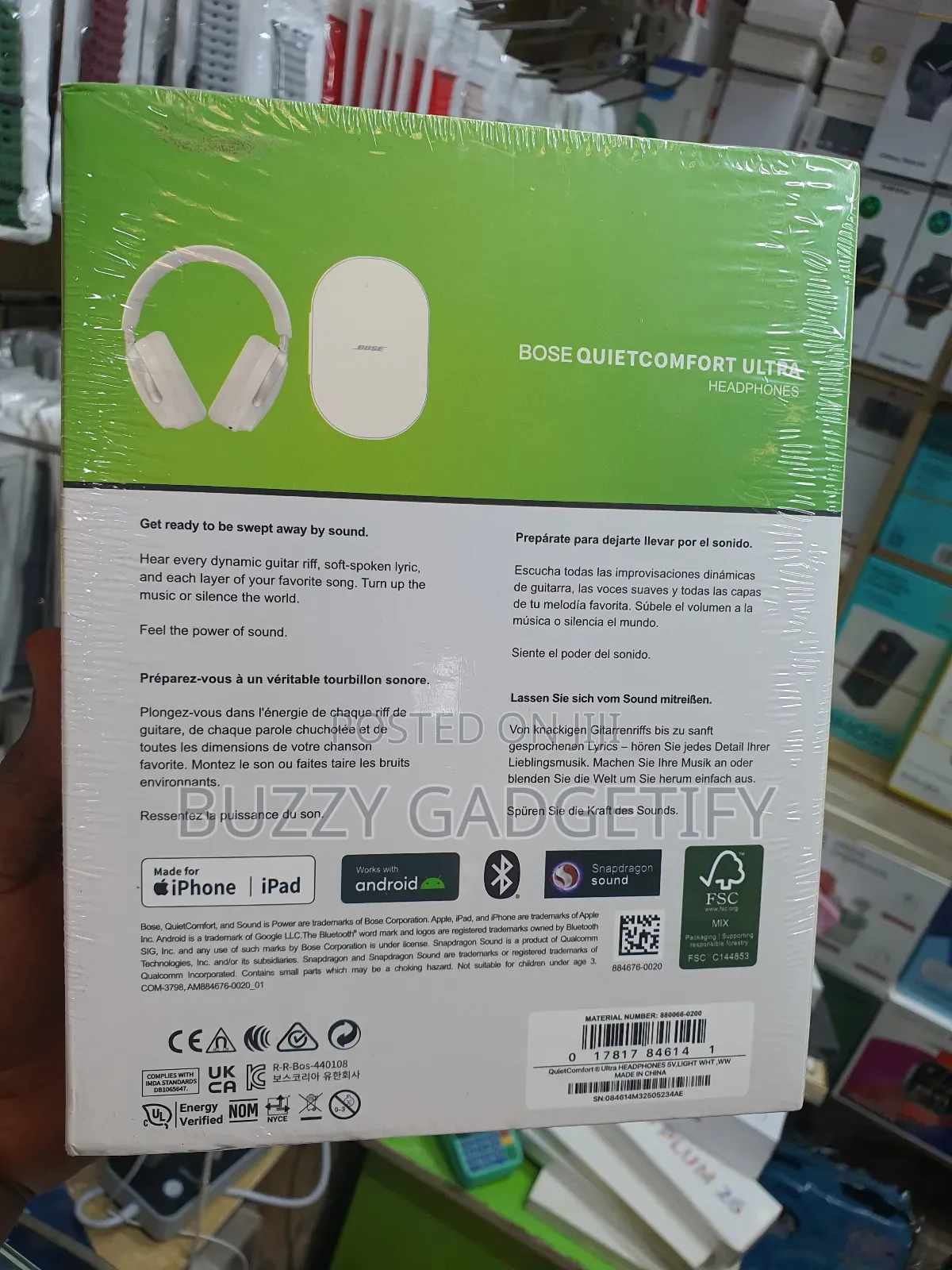 BOSE QuietComfort Ultra Active Noise Cancellation