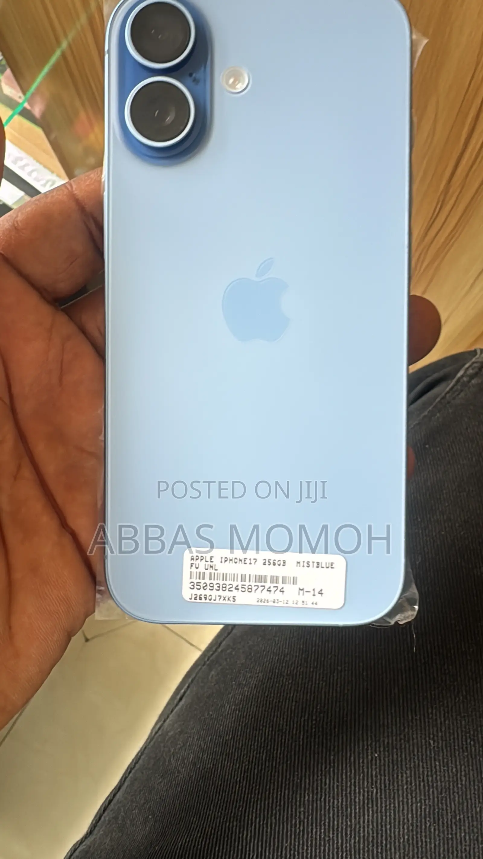 New Apple iPhone 17 256 GB Blue