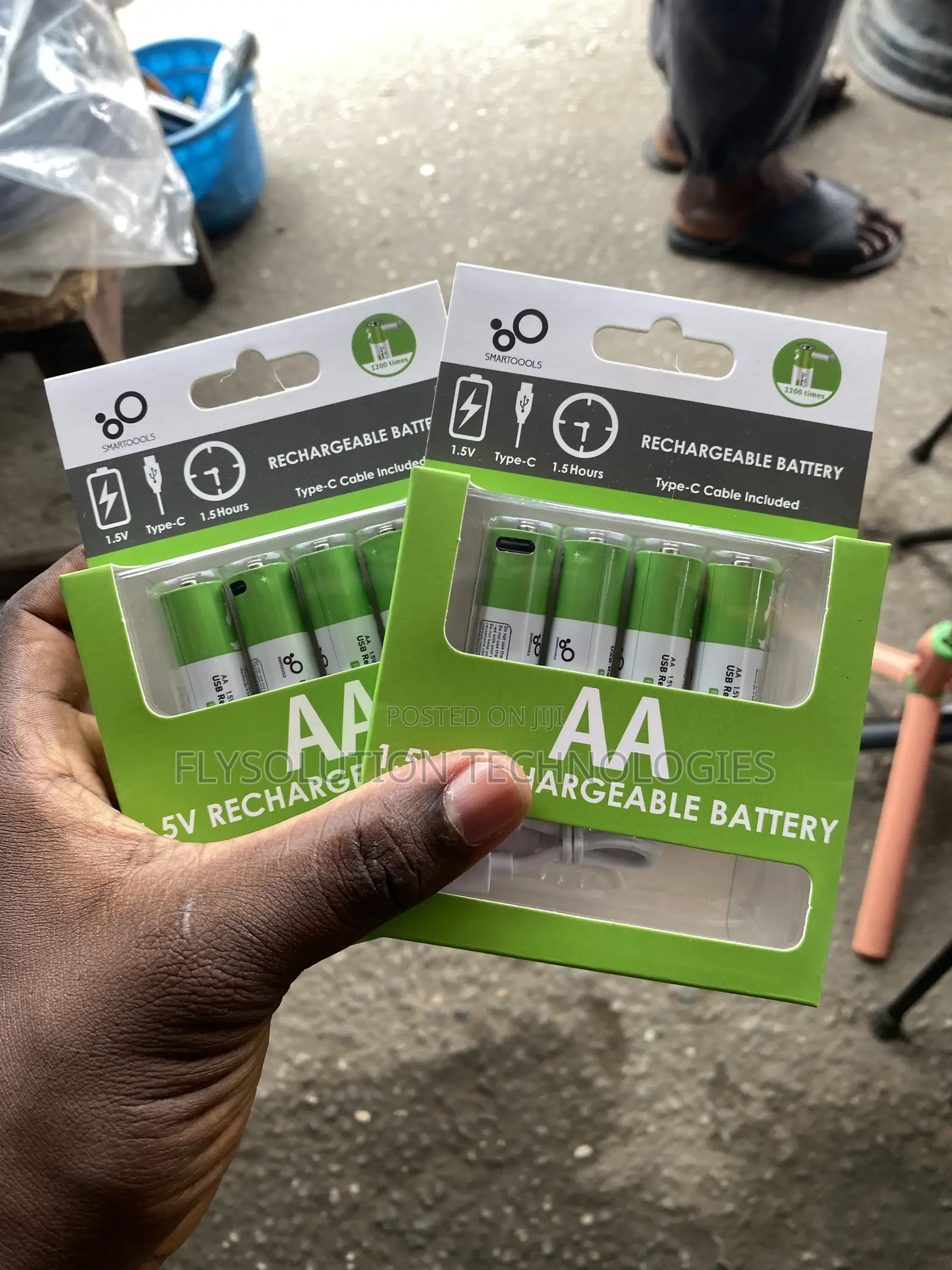SmarToools RB40 AA 1.5V Rechargeable Batteries (4 Packs)