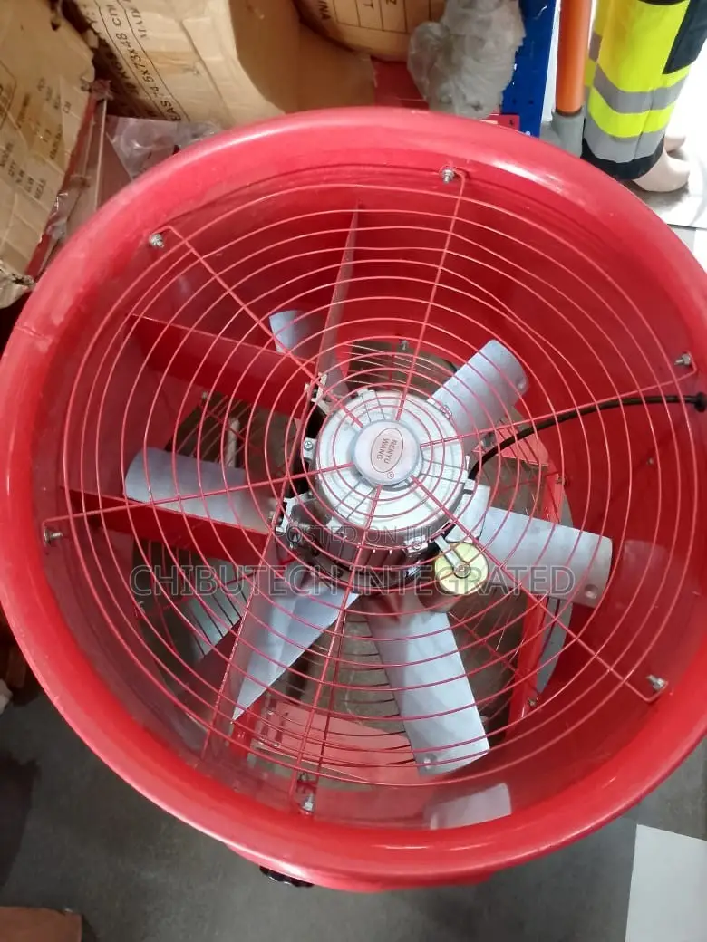 Portable Industrial Axial Ventilation Drum Fan 24 Inches
