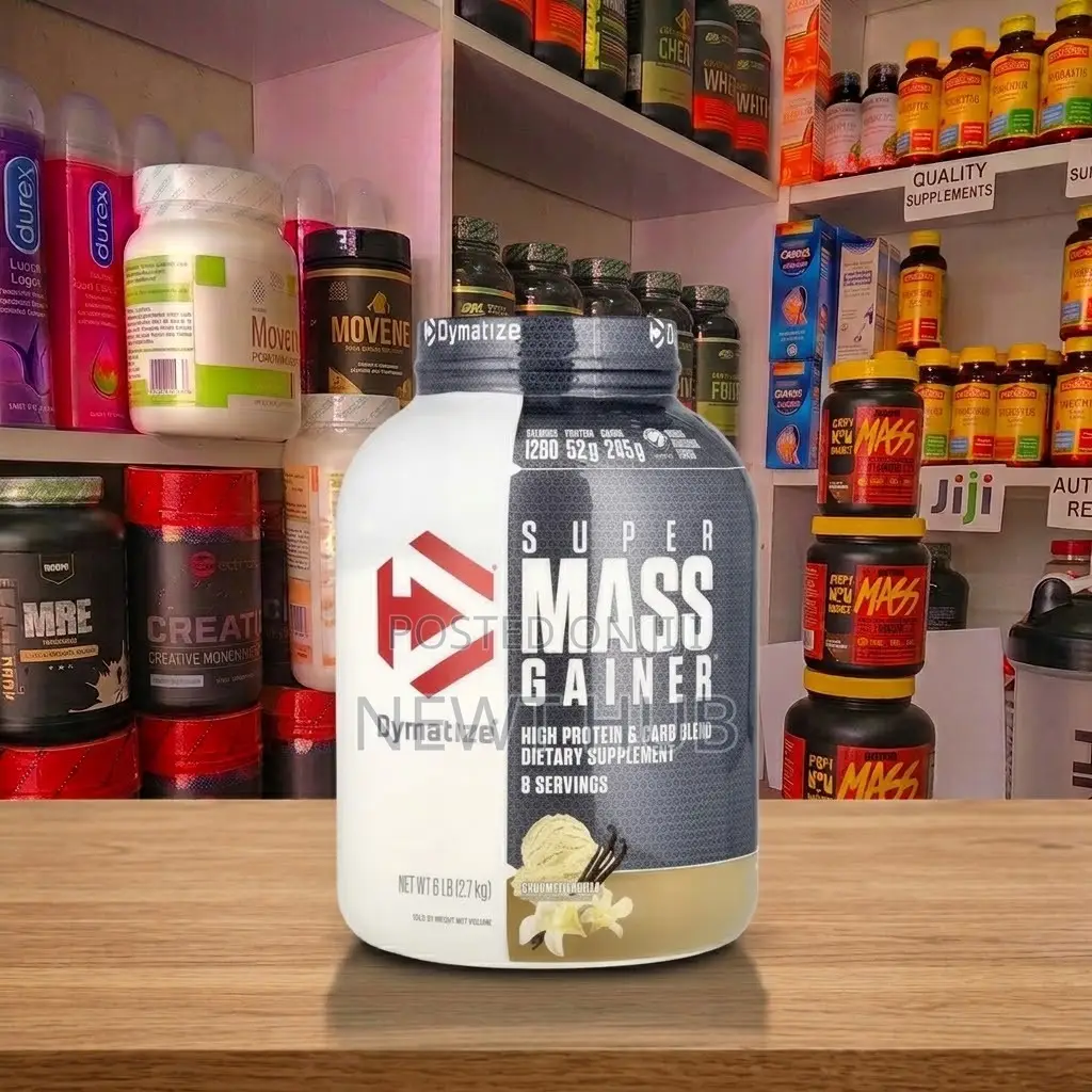 Dymatize, Super Mass Gainer, Gourmet Vanilla, 6 LBS (2.7 Kg)