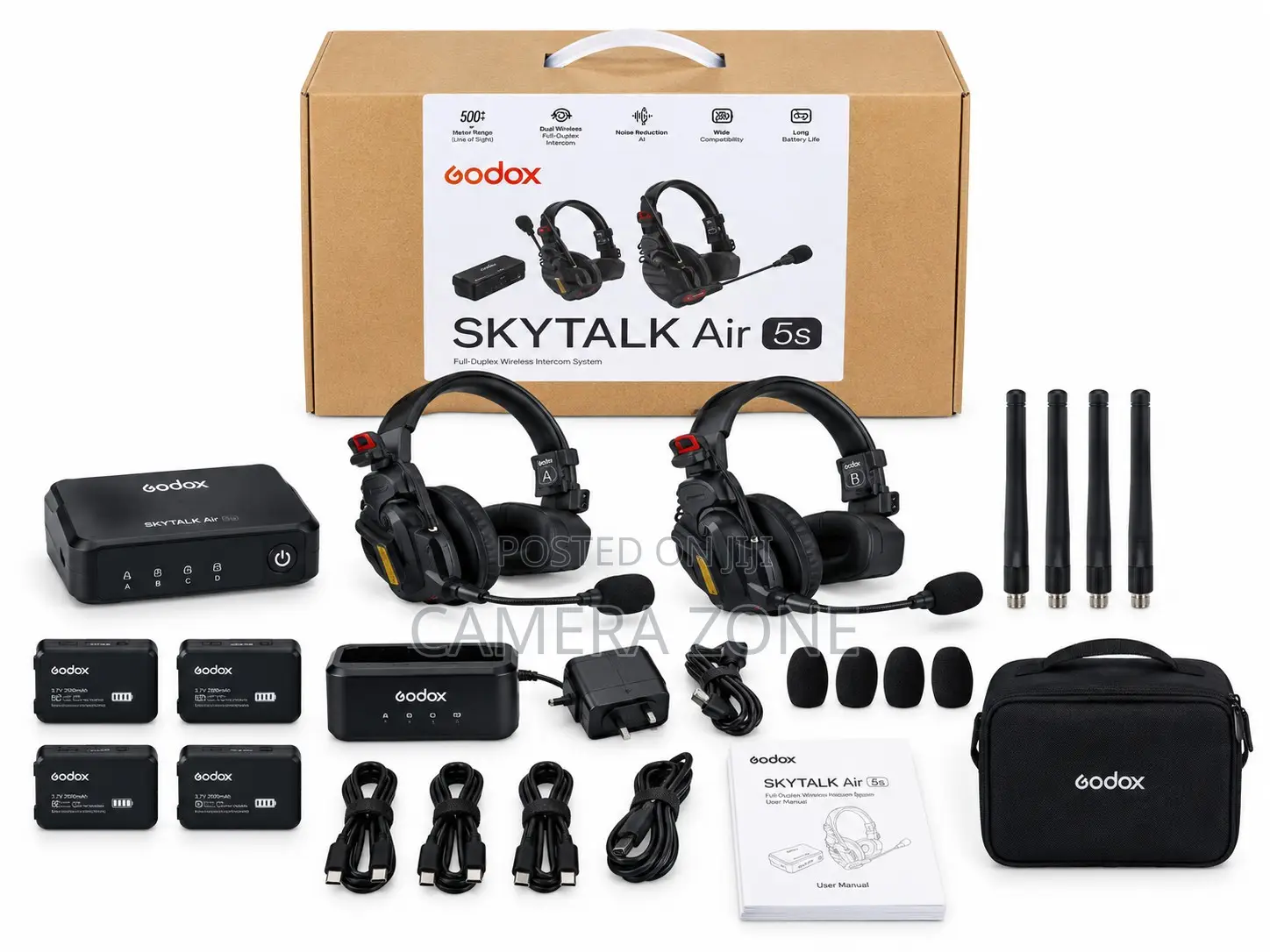 GODOX SKYTALK AIR 5s Designed for Seamless Team Communication.
