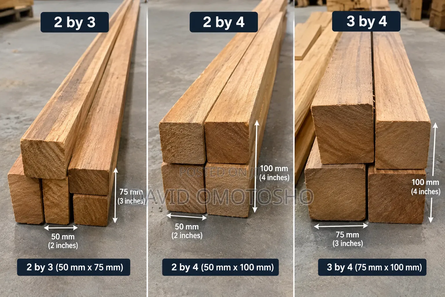 Plywood 2by2, 2by3, 2by4, 2by6, 3by4