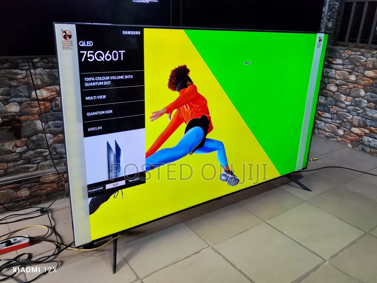 75" Samsung Qled 4k Q60t Bezel-Less Screen Smart TV 2020model
