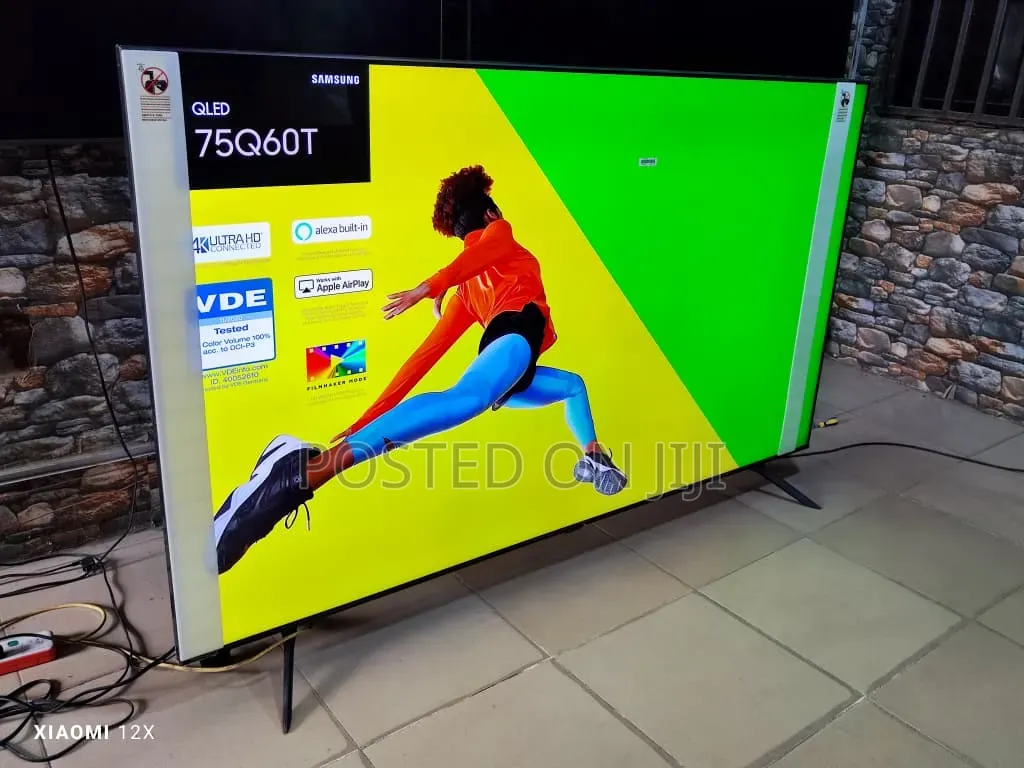 75" Samsung Qled 4k Q60t Bezel-Less Screen Smart TV 2020model