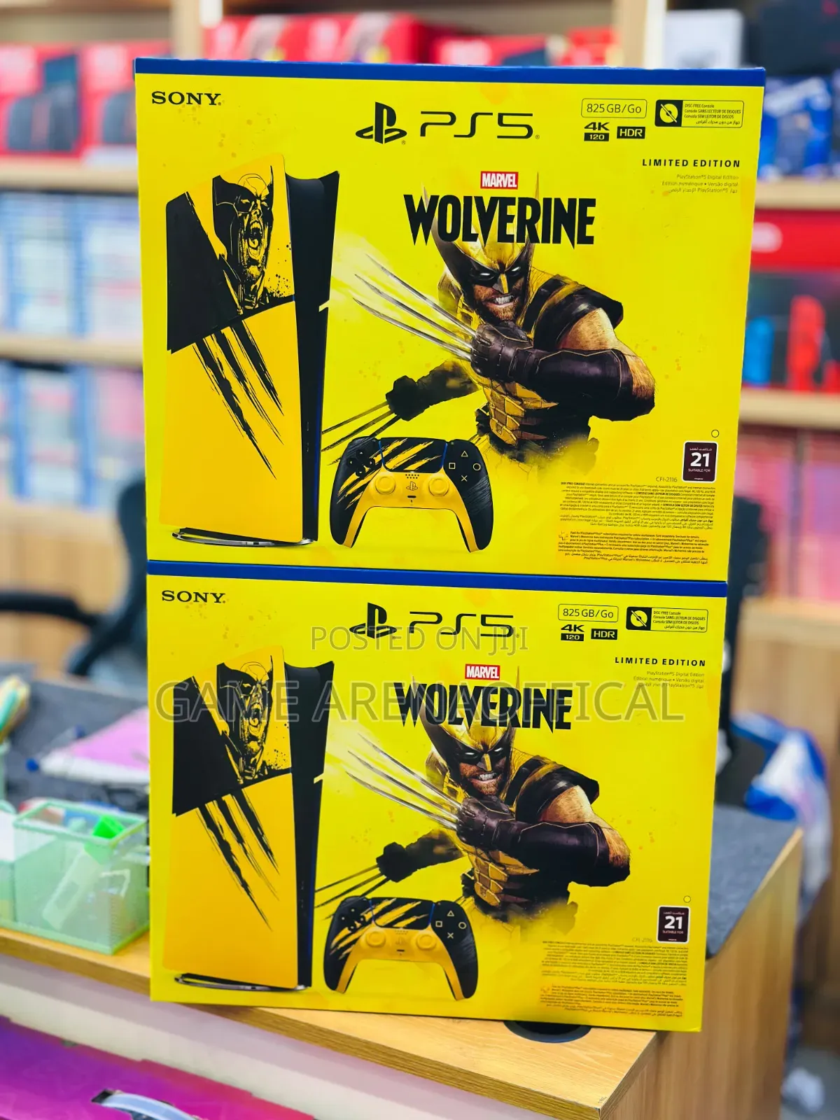 PS5 Slim Digital Edition – Marvel’s Wolverine Edition
