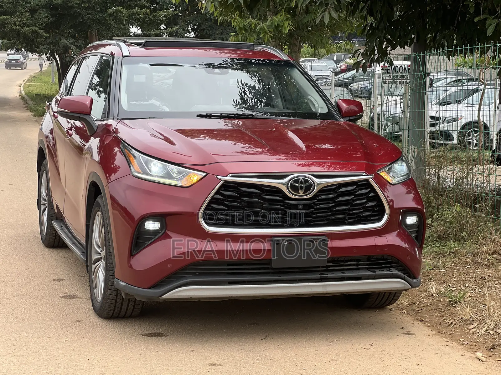 Toyota Highlander Platinum 2021 Red