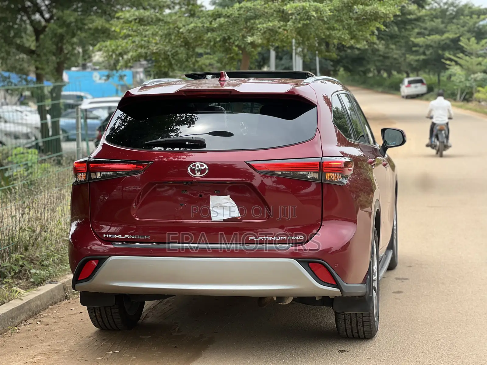 Toyota Highlander Platinum 2021 Red