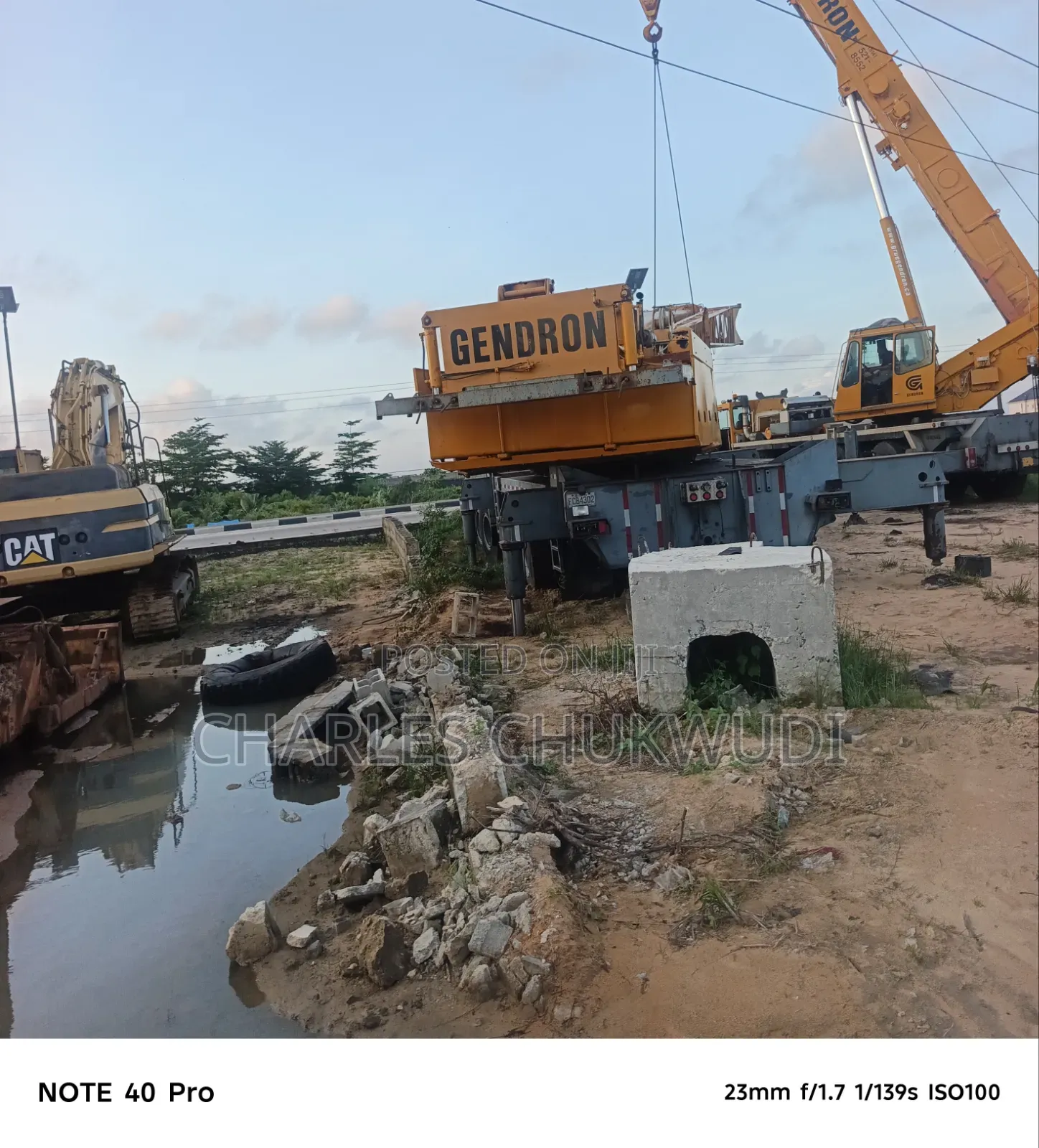 80tons Grove Motorize Crane
