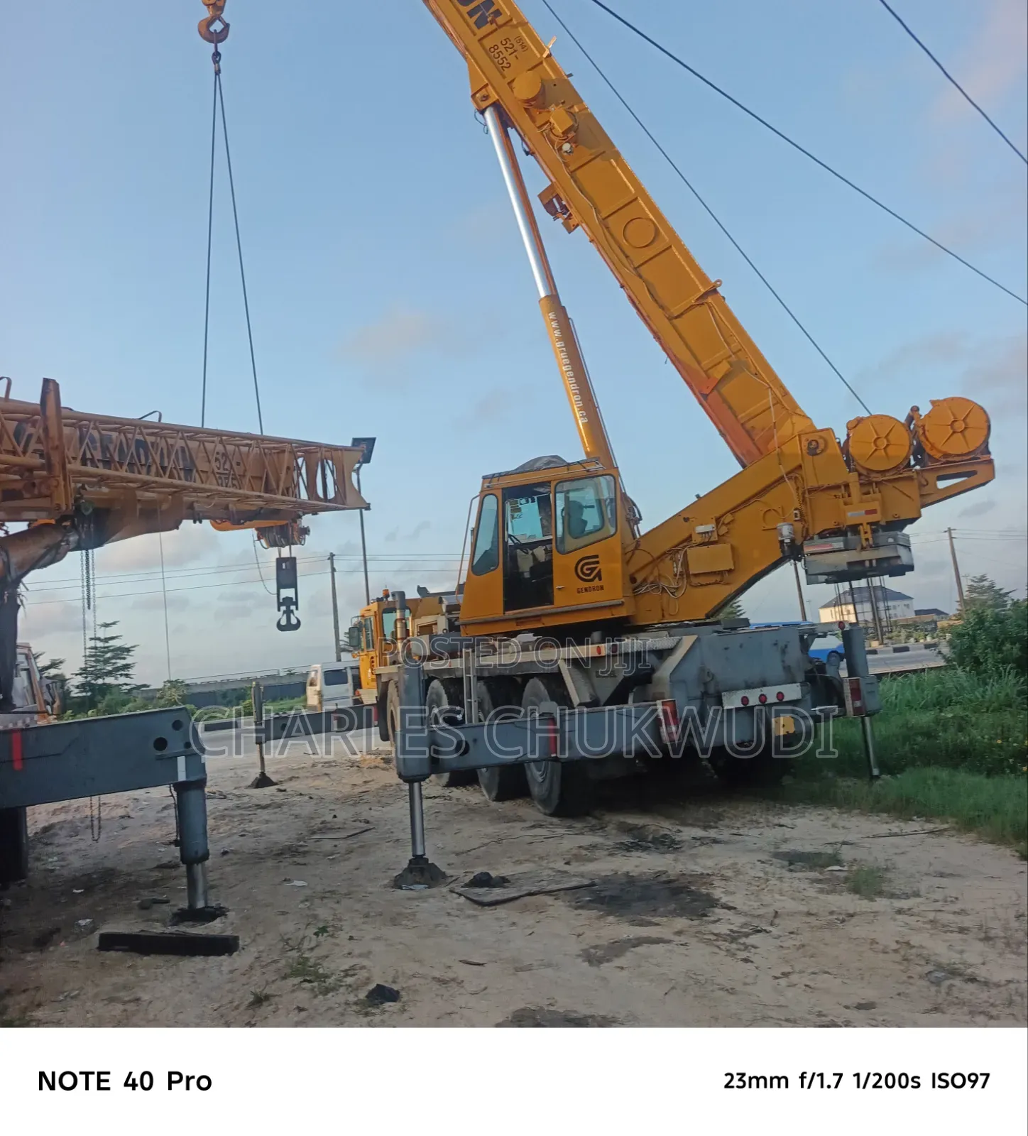80tons Grove Motorize Crane
