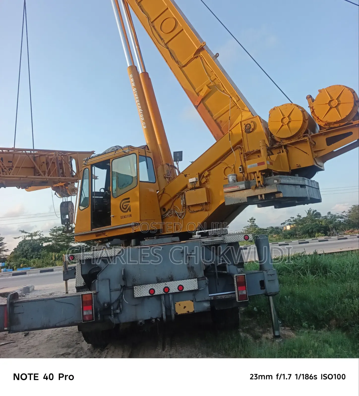 80tons Grove Motorize Crane