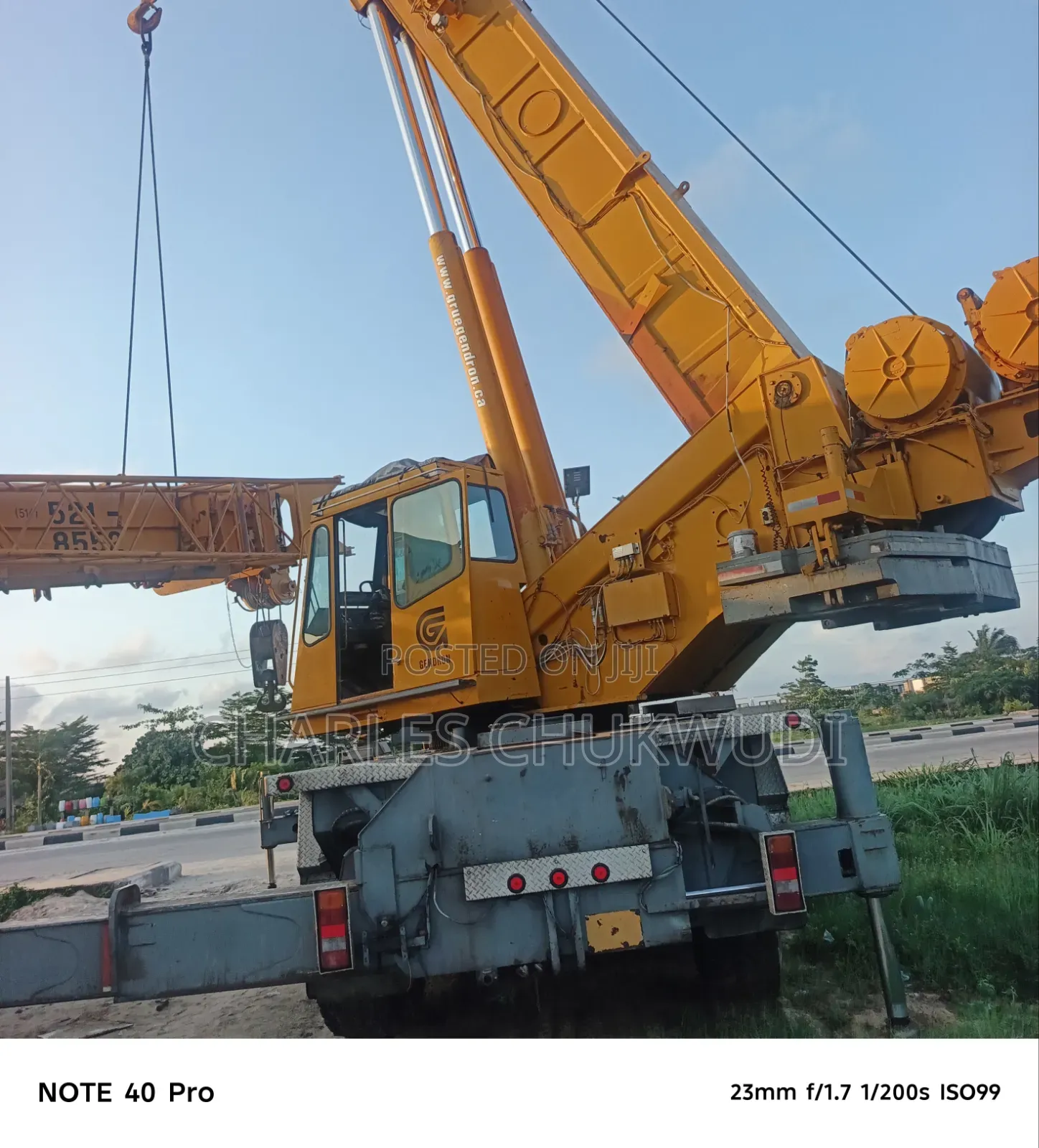 80tons Grove Motorize Crane