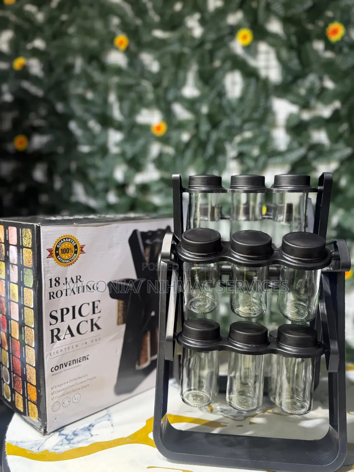 18 Jar Rotating Spice Rack
