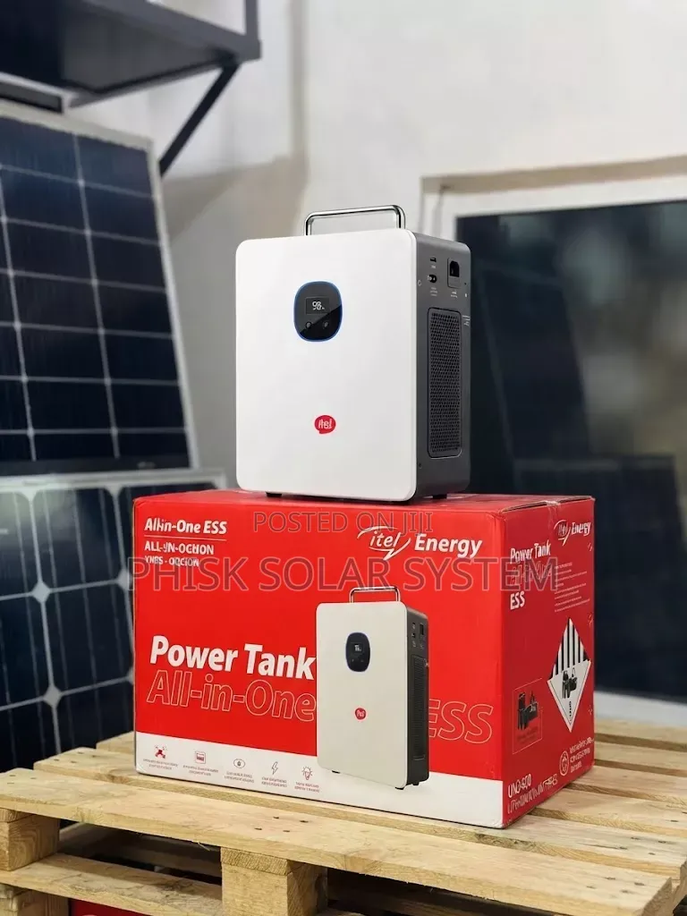 iTel Power Tank 500watt Inverter + Battery Solar Power Station 3 in 1