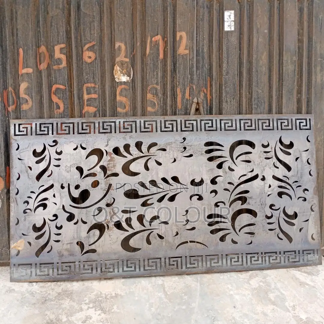 Laser Cut Design Plate 4x8 Feet,2mm Full Thickness