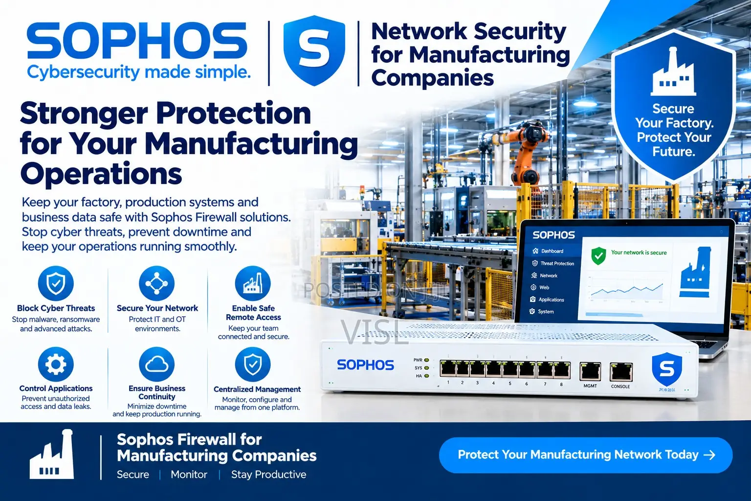 Sophos Firewall for Manufacturing Companies