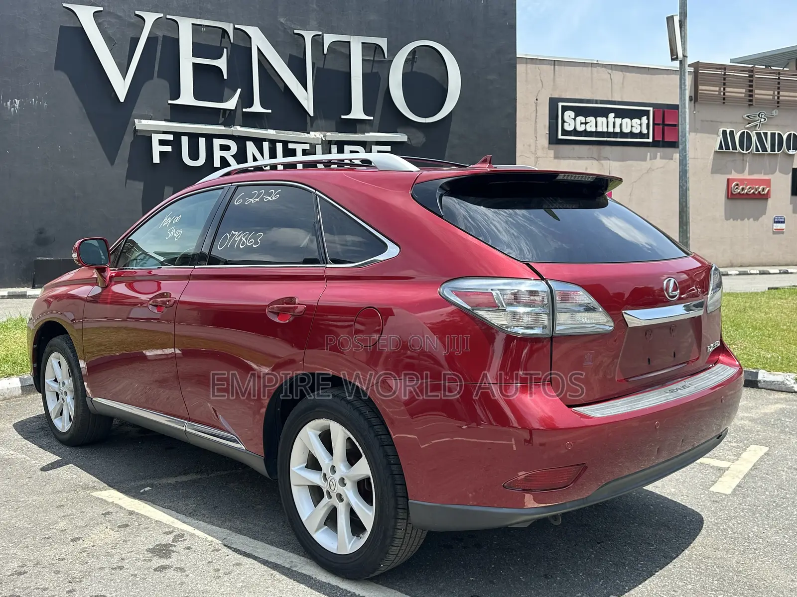 Lexus RX 2012 Red