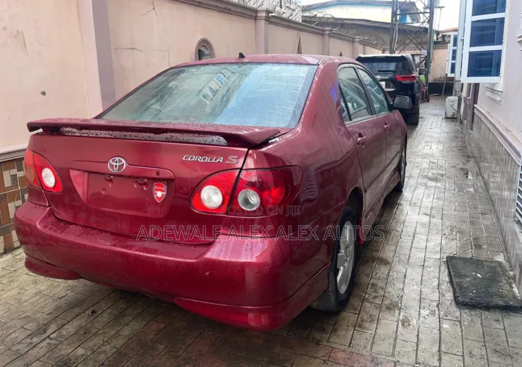 Toyota Corolla S 2004 Burgundy