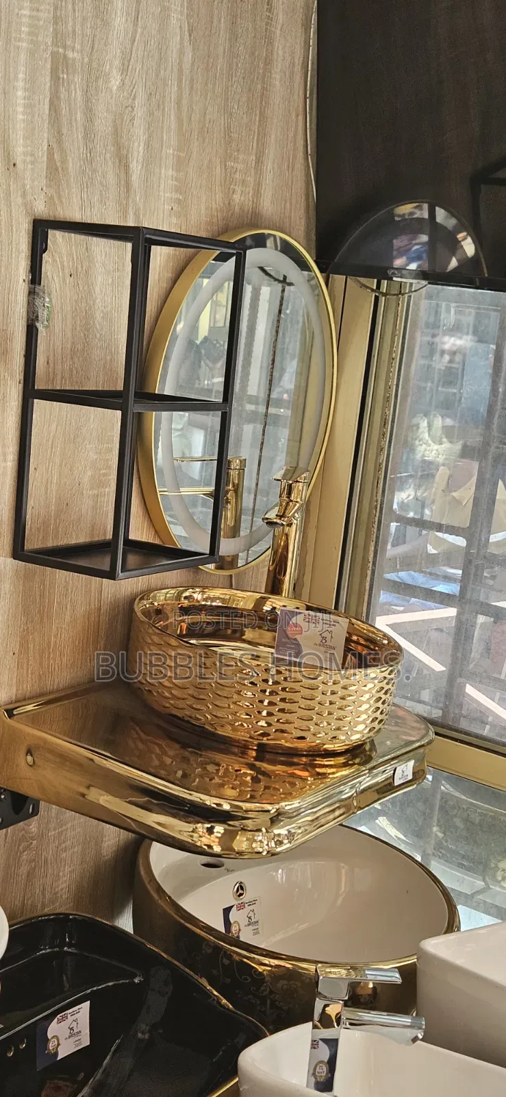 Gold Wash Hand Basin