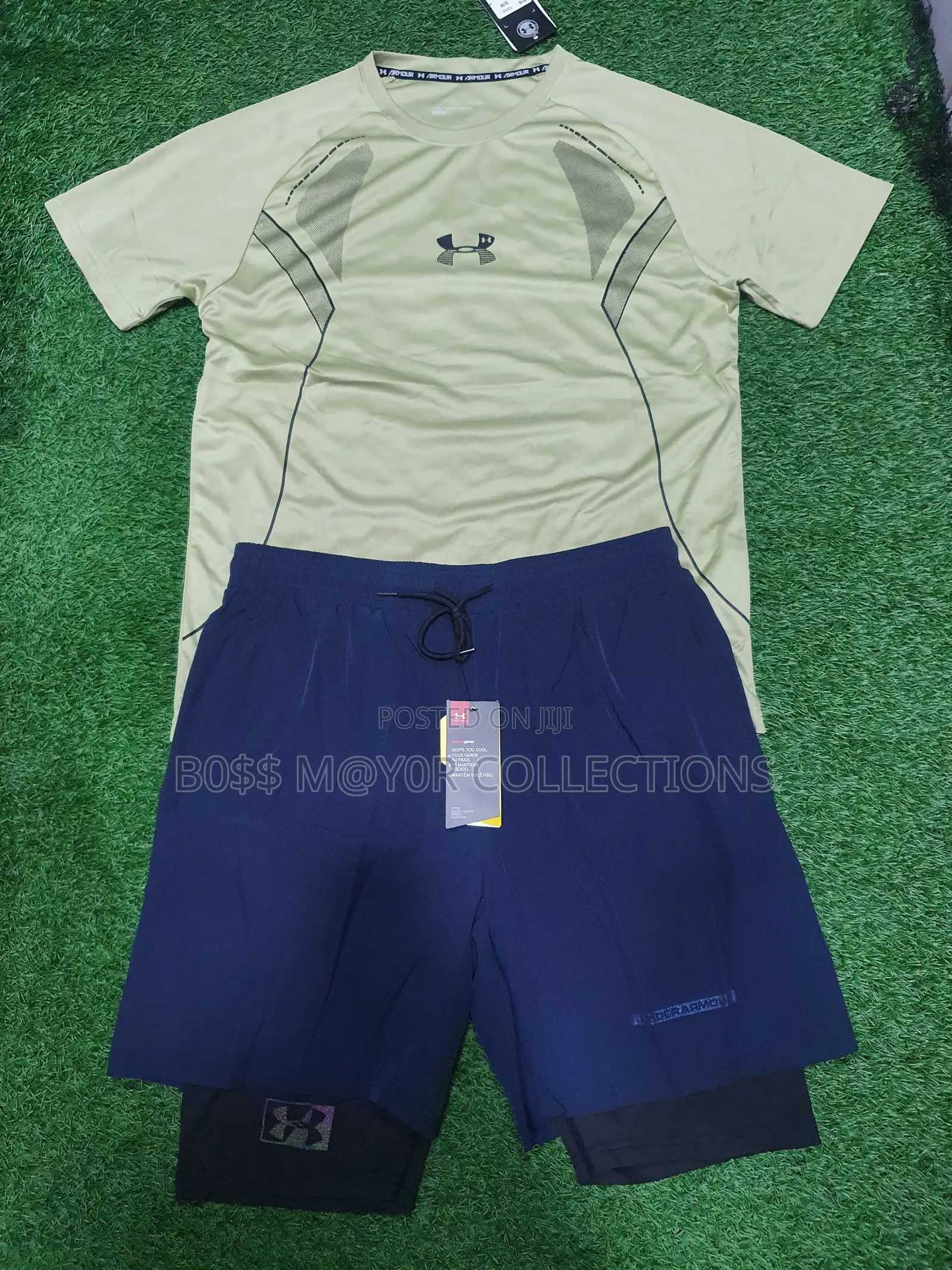 Under Armour Top & Short for Gym/Sports