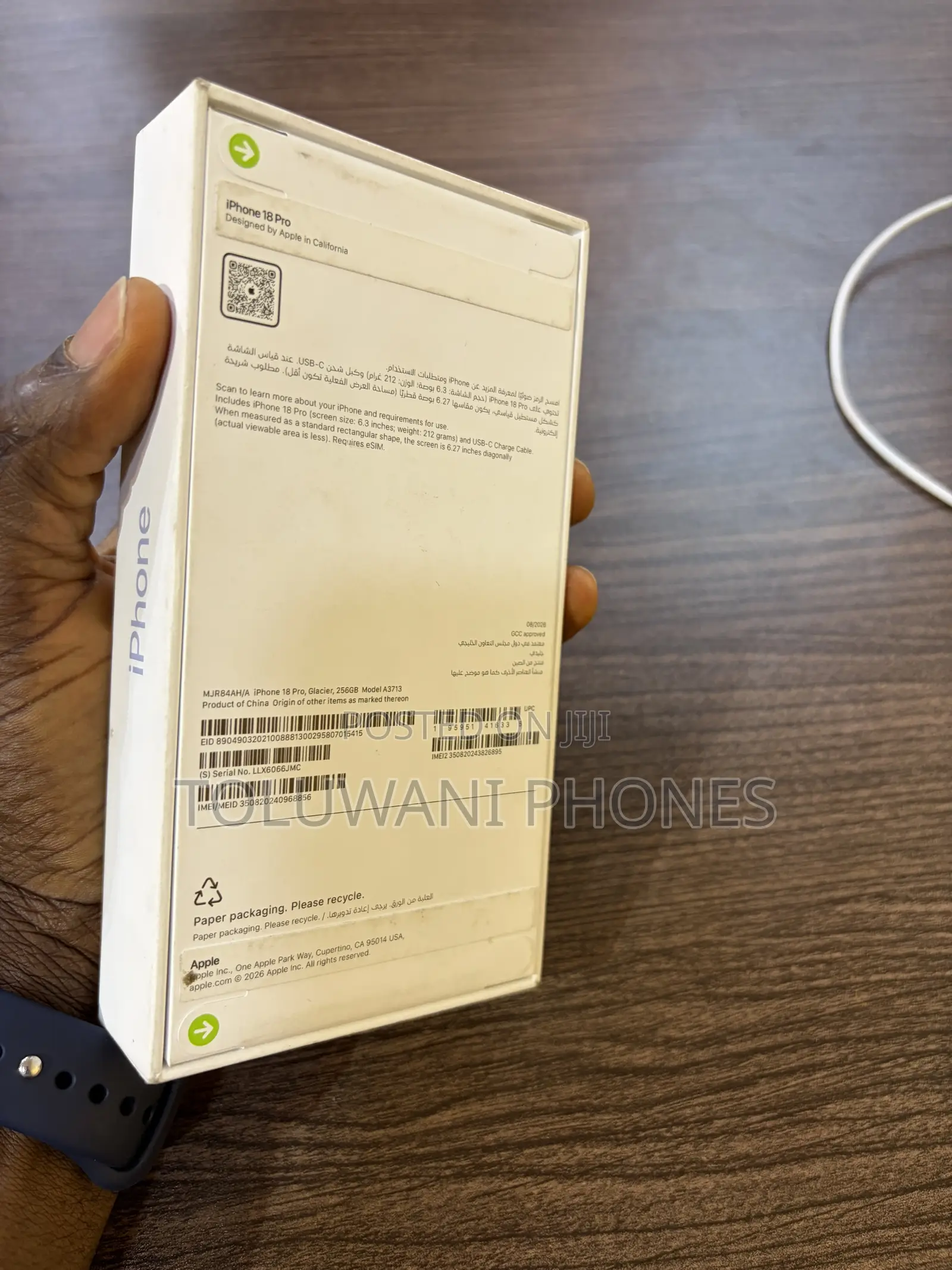 New Apple iPhone 18 Pro 256 GB Blue