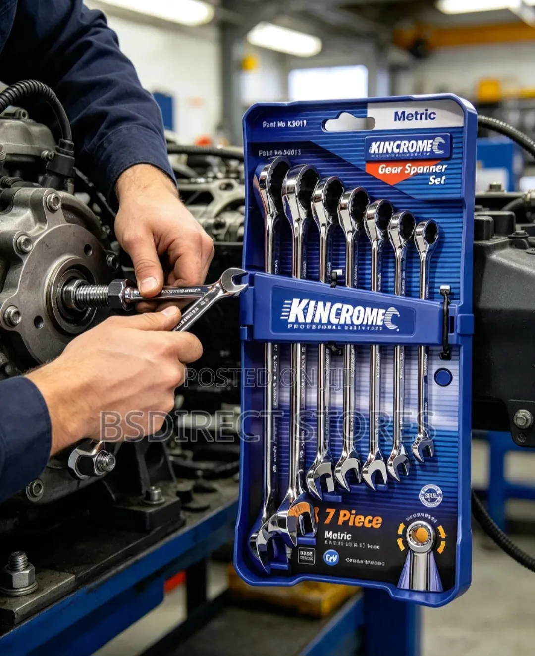 Kincrome Professional 7 Piece Flex Gear Spanner Set Metric