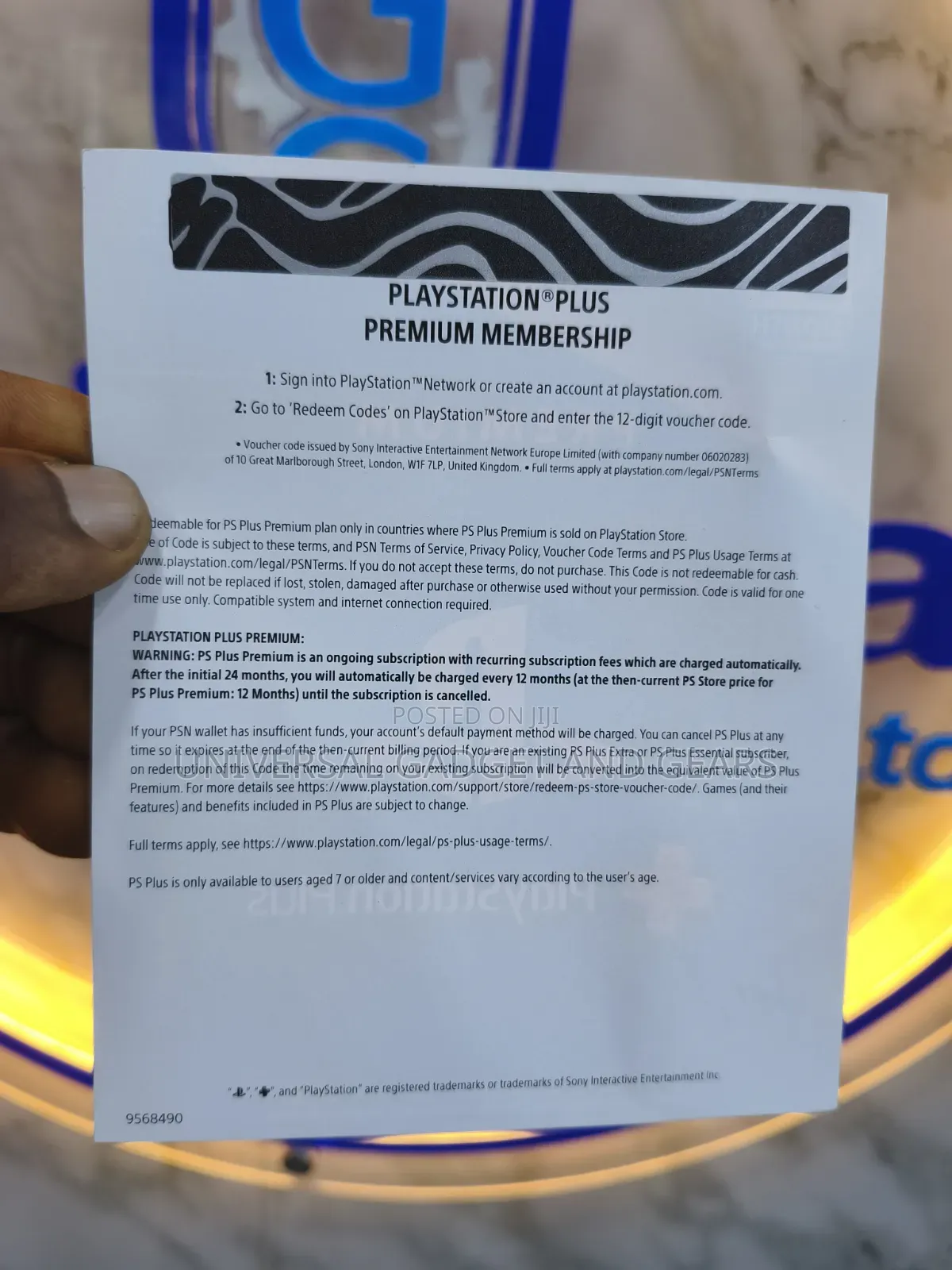 24 Months Playstation Plus PREMIUM Voucher