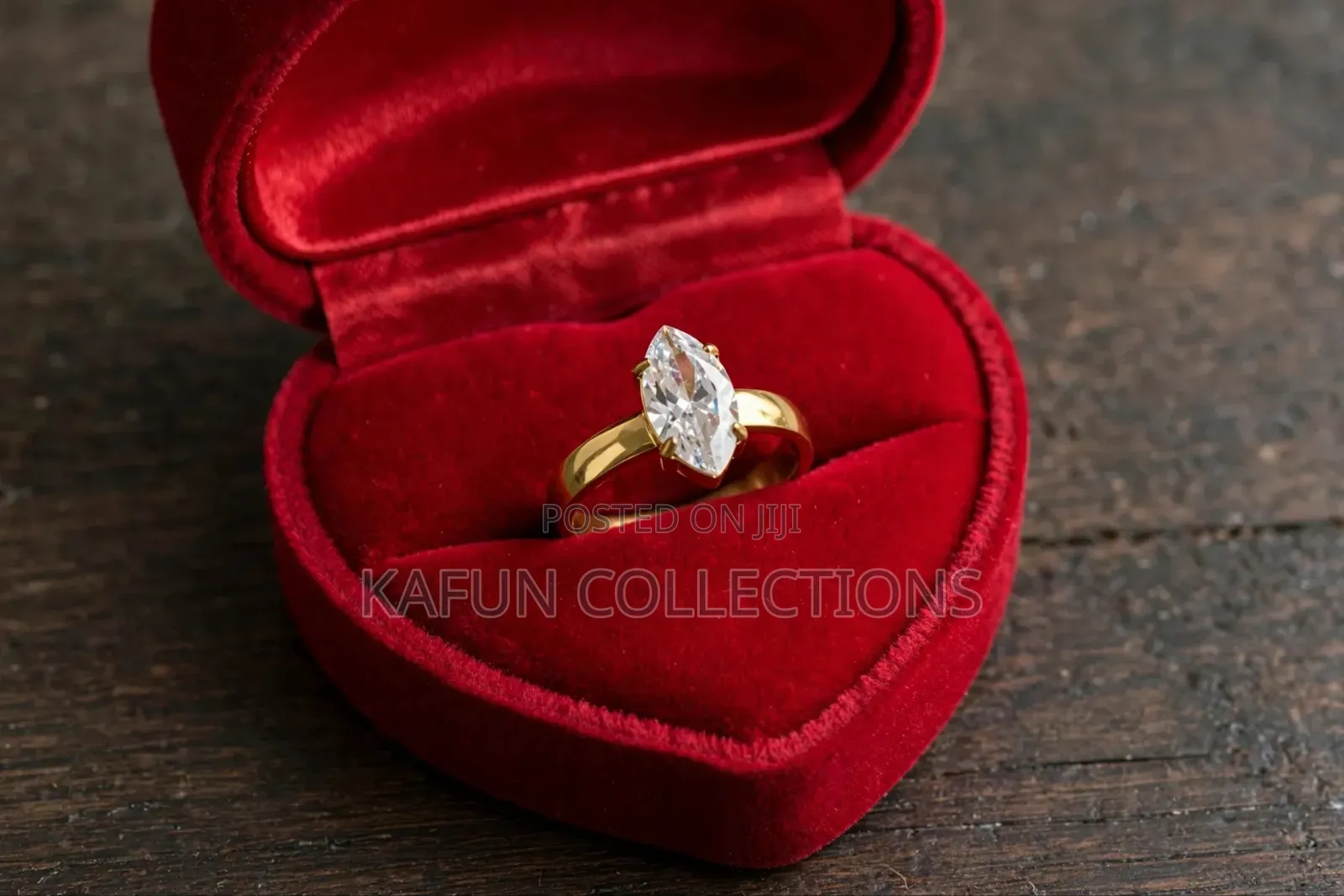 Non-Fading Titanium Steel Proposal Ring
